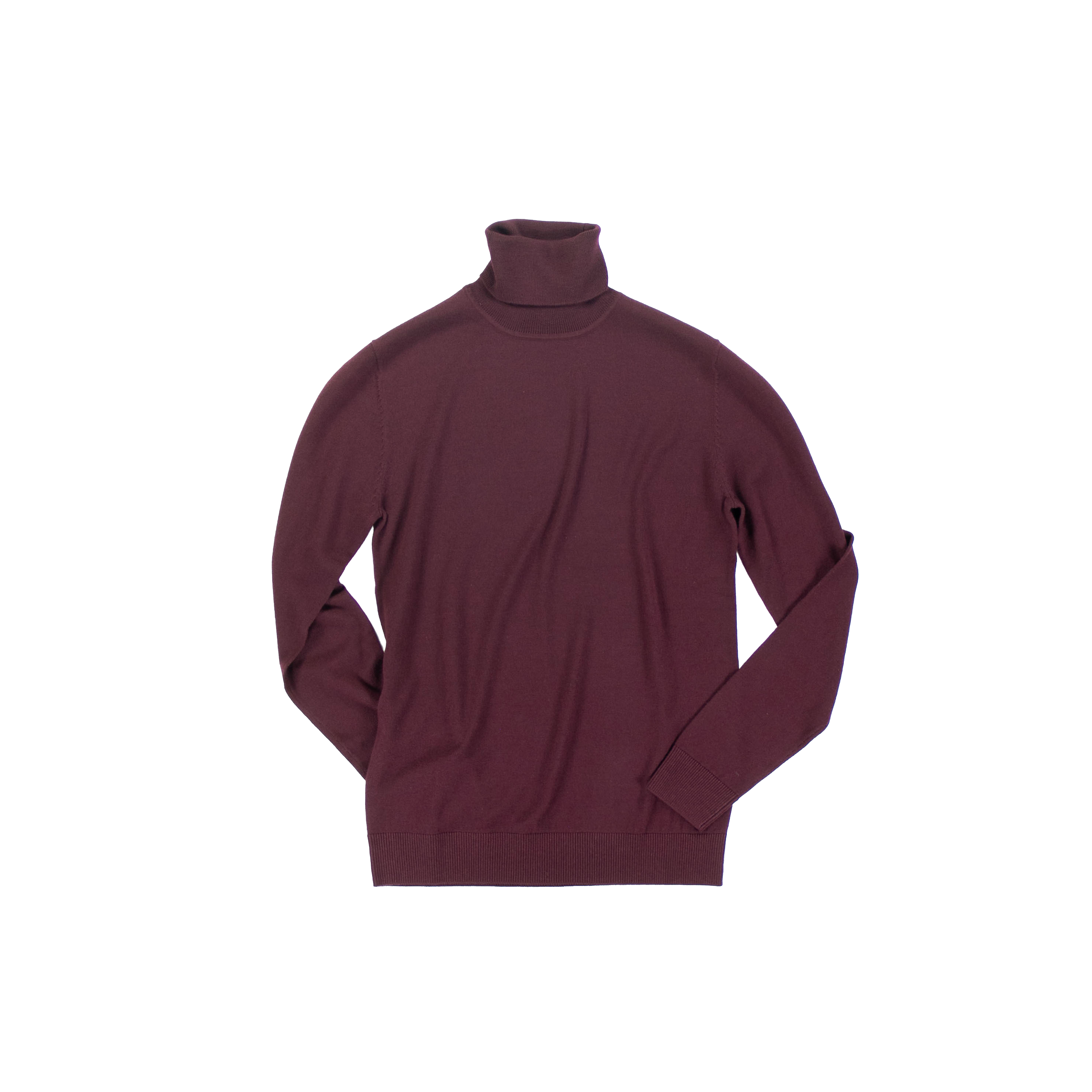 Burgundy Turtleneck Sweater