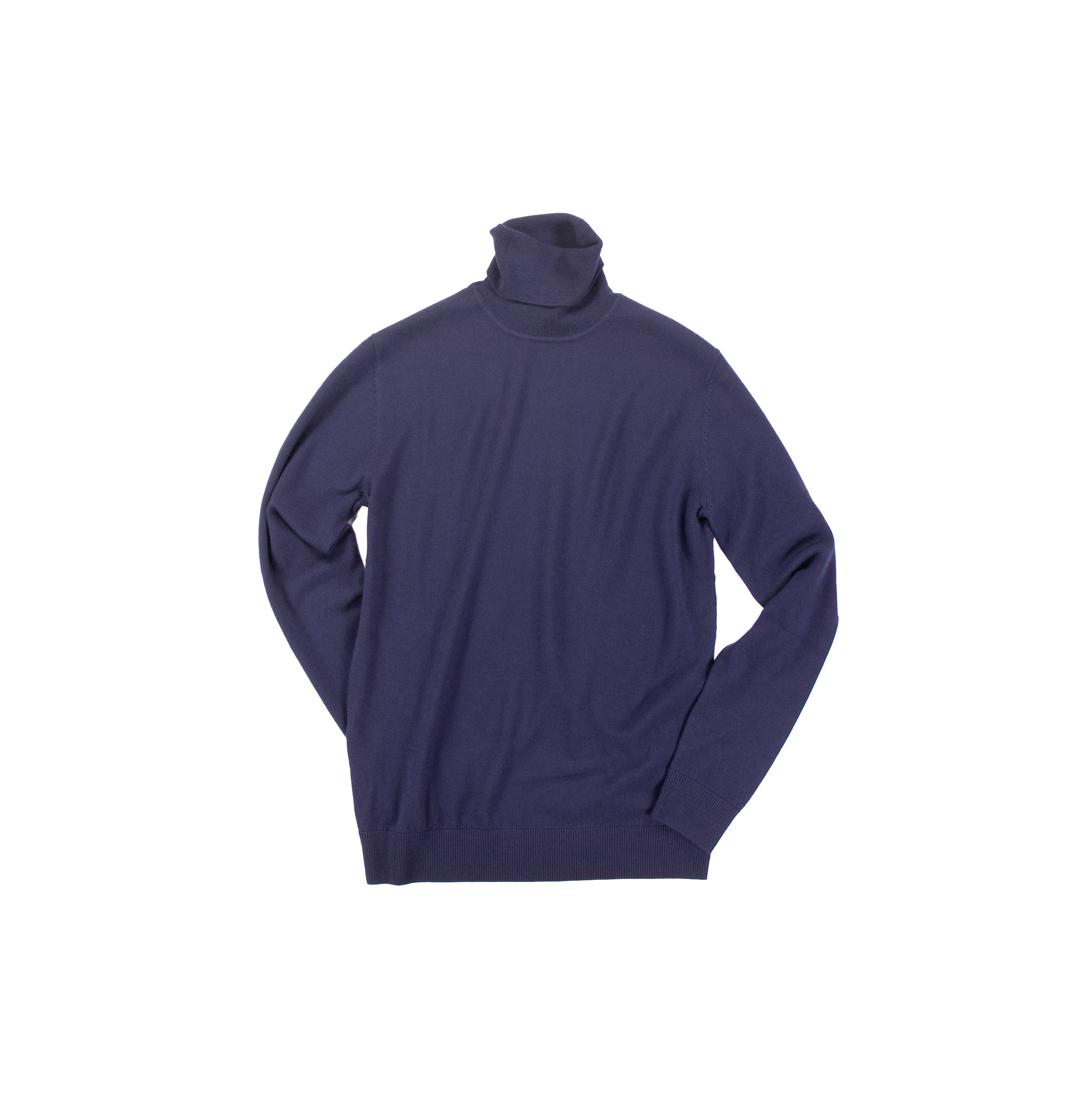 Blue Turtleneck Sweater