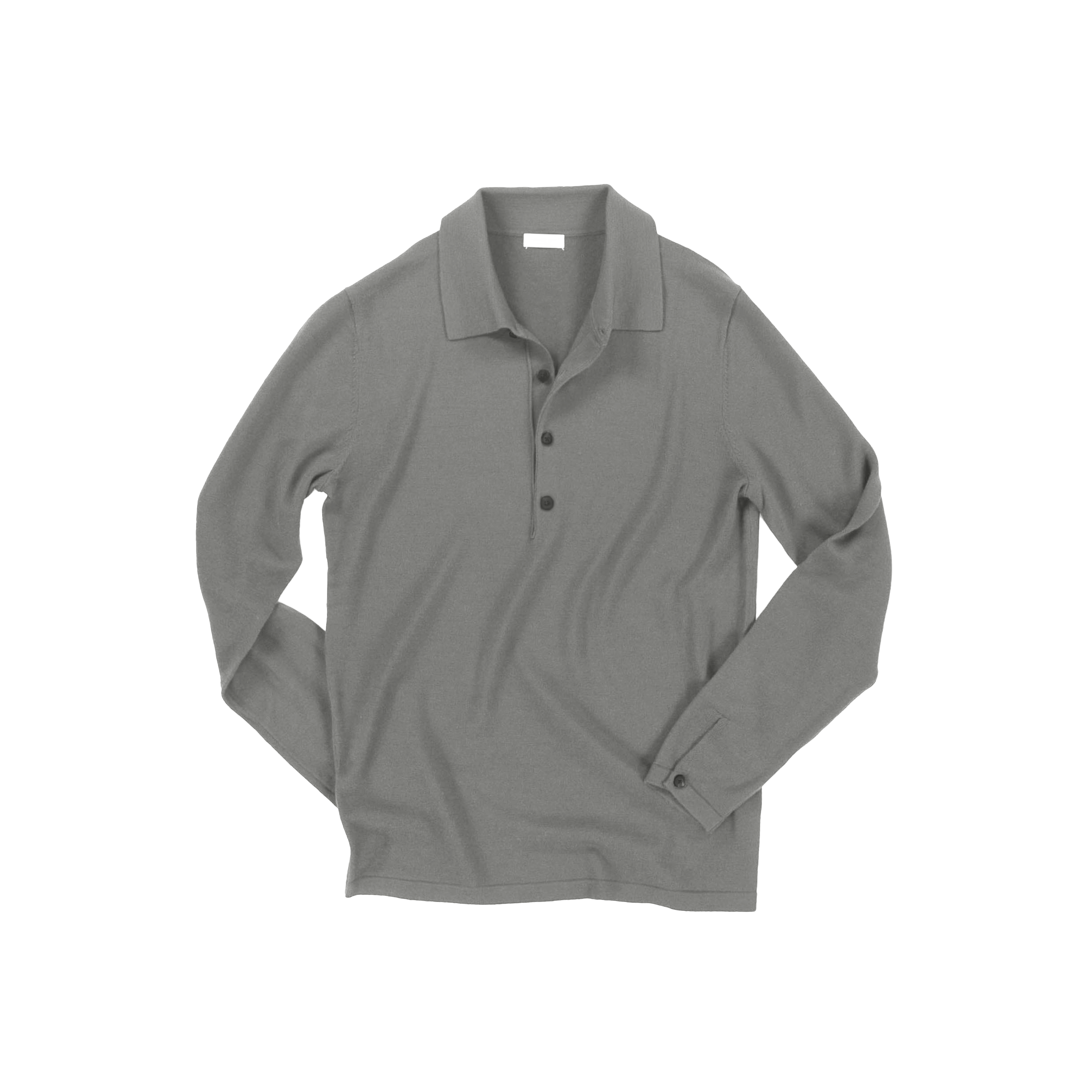 Sterling-Grey Polo Sweater