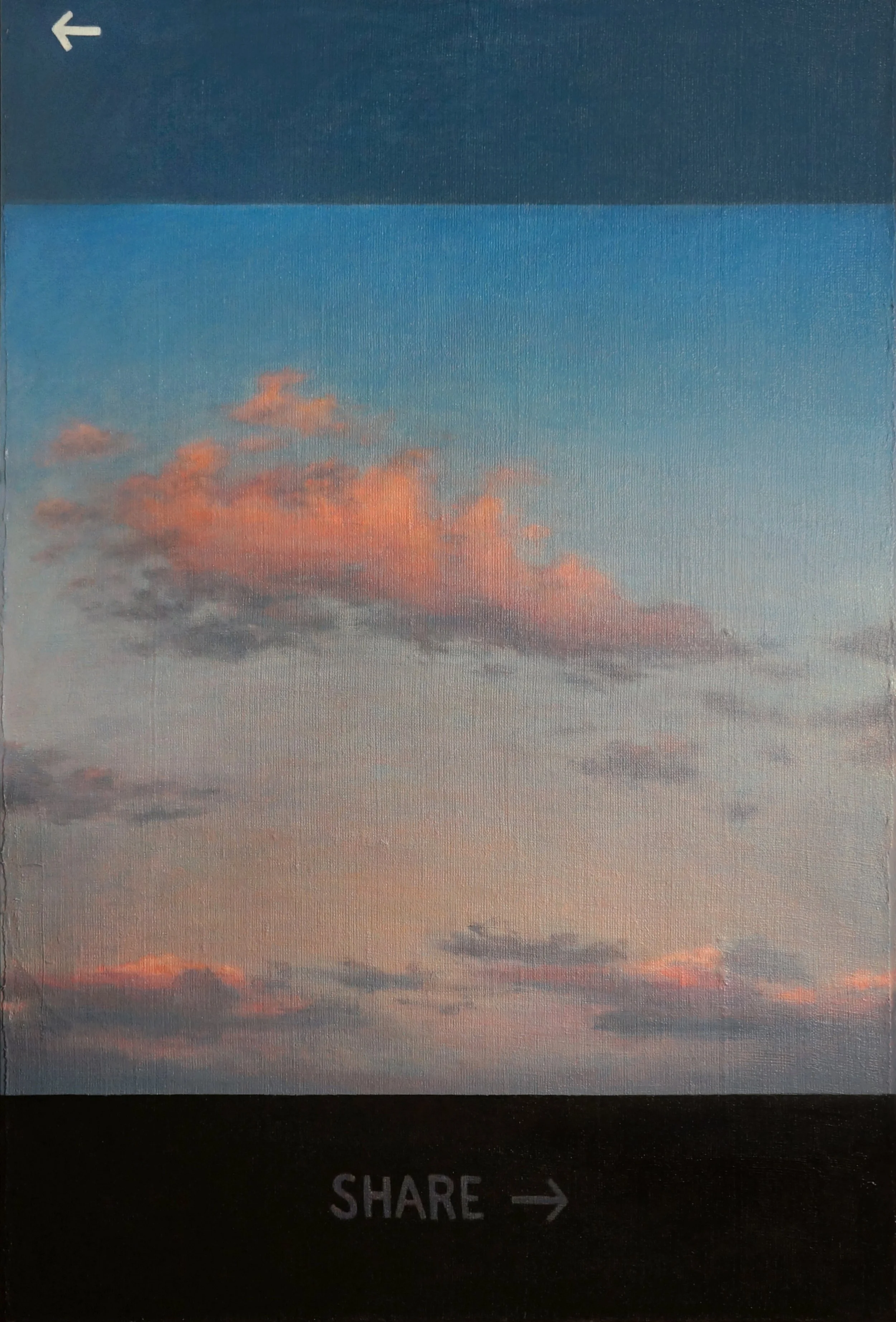 Adam Straus
SHARED AIR, 2014
oil on jute adhered to canvas
90 x 60 x 2 in.    228.6 x 152.4 x 5 cm. 