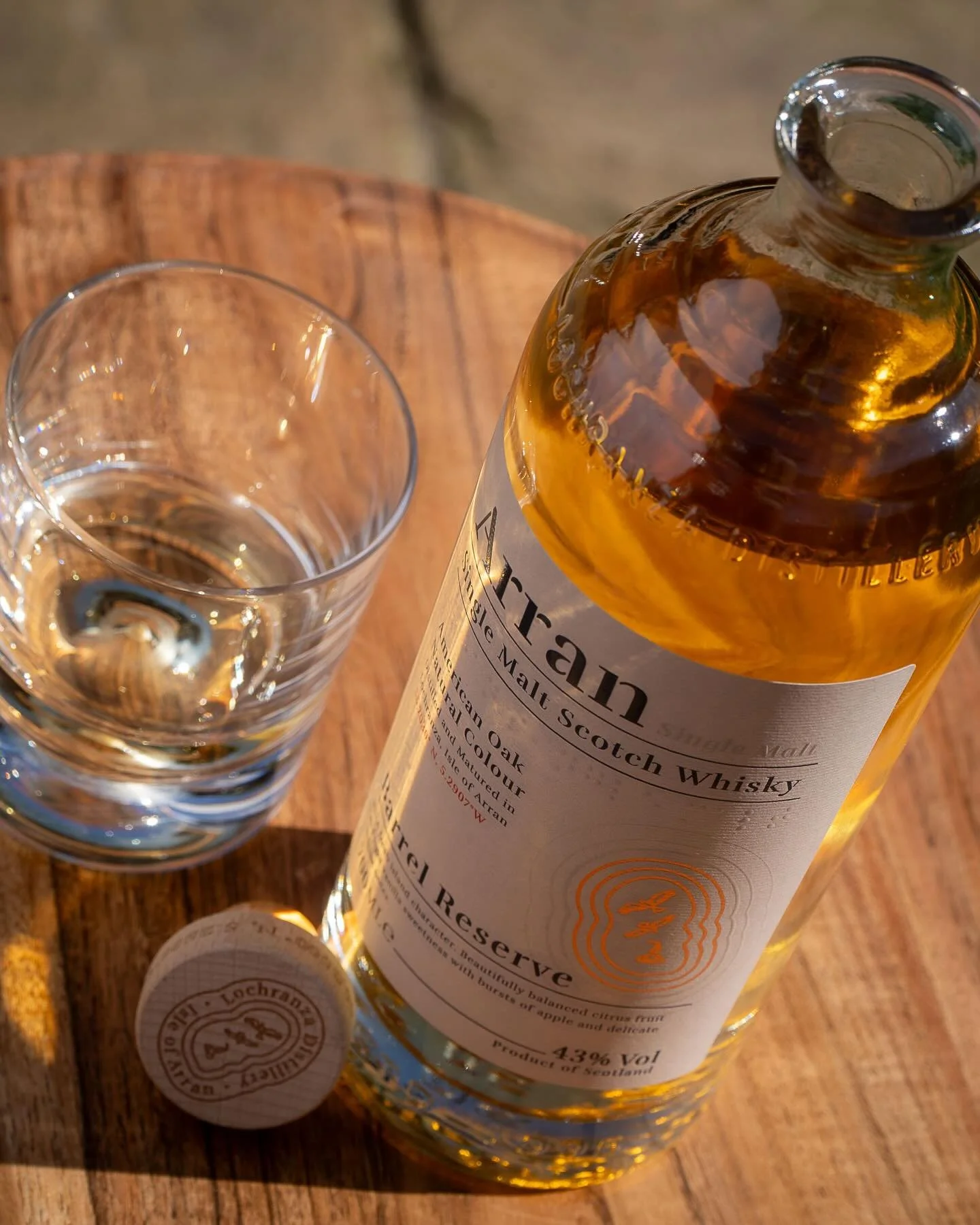 This week is another first for me - the Arran distillery. I love the style of these bottles, they look so unique compared to the majority of Scottish whiskies (especially the font on the label!). The spirit is honestly pale, and while I&rsquo;m sure 