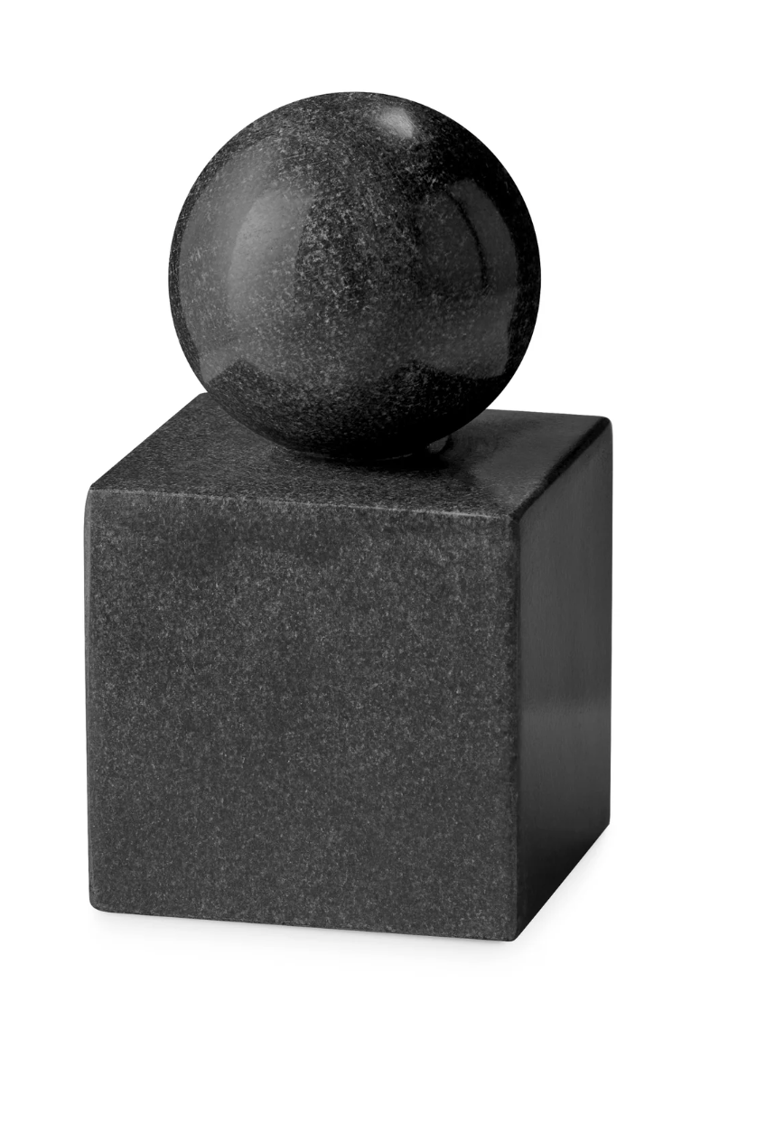 Black Marble Orb