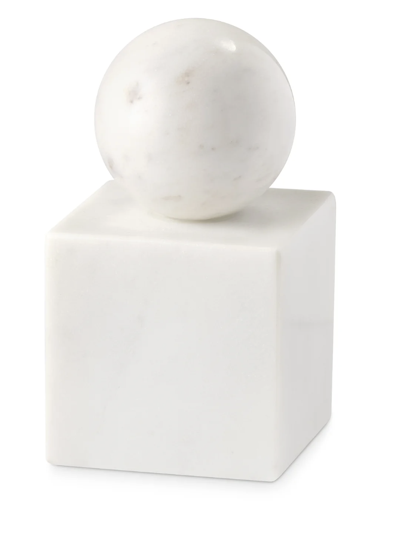 White Marble Orb
