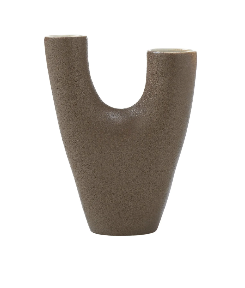 Brown Double Vase