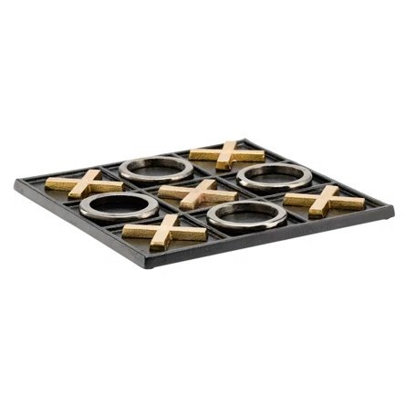 Aluminum Tic-Tac-Toe Game