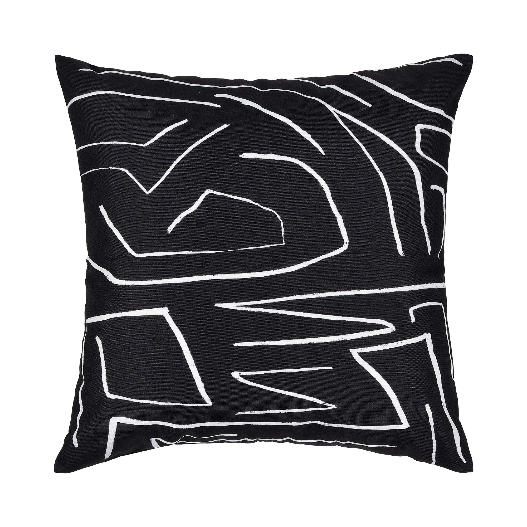 Black Modern Pillow