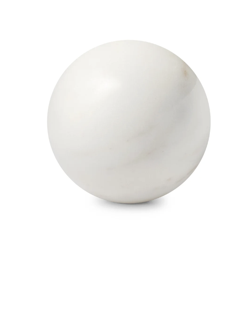 White Marble Sphere