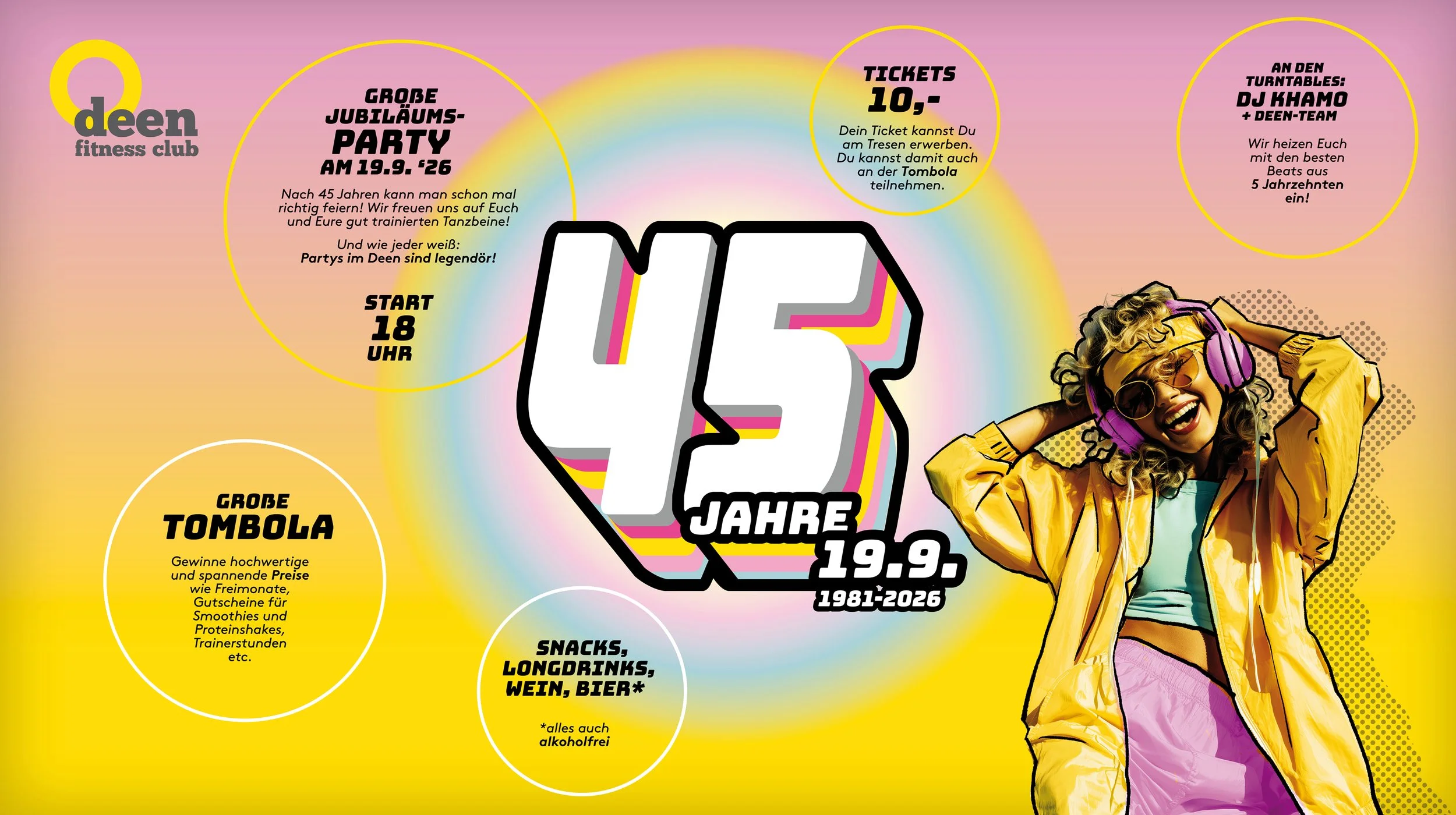 45 Jahre Deen Fitness Club Party