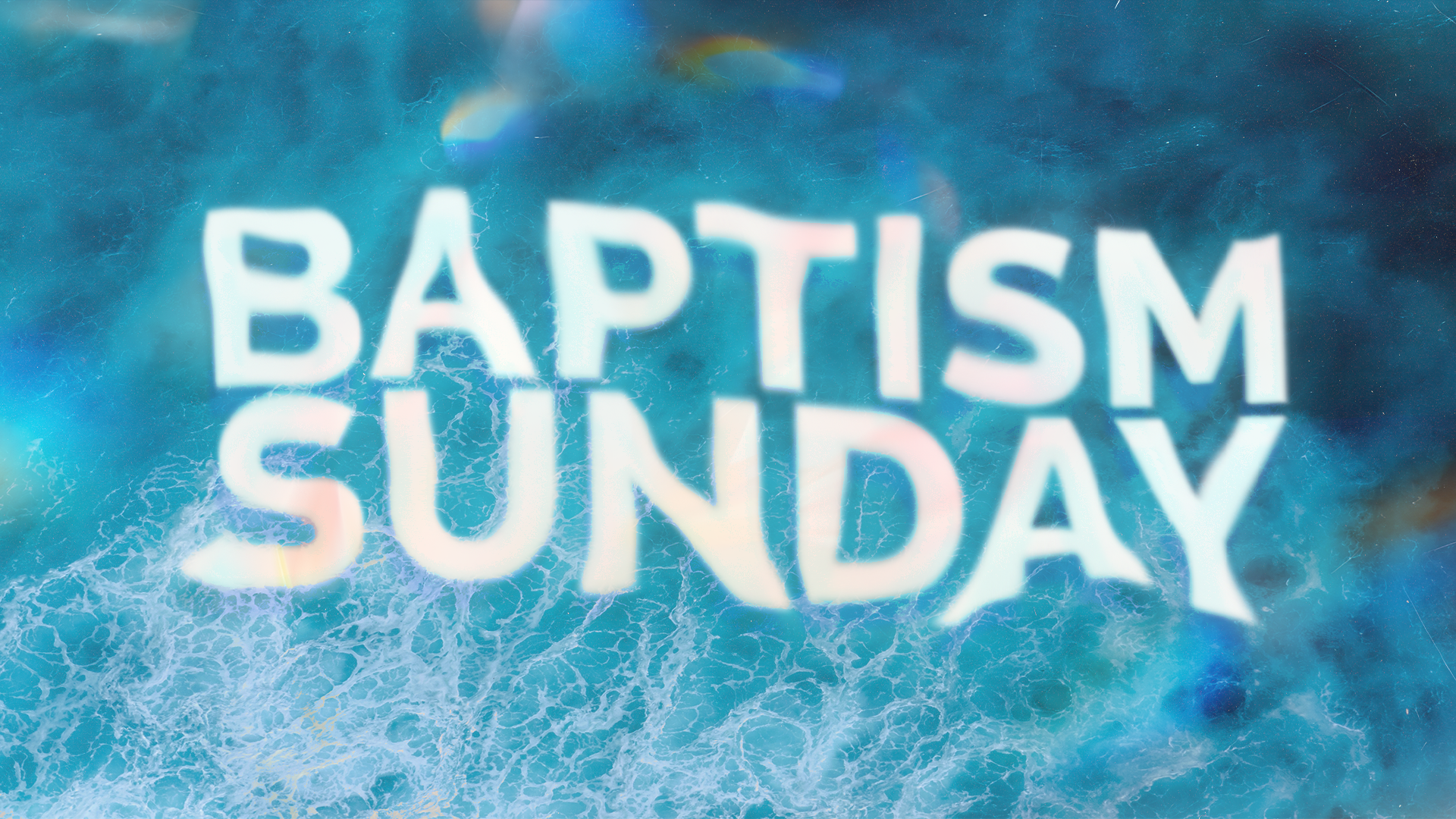 Baptism Sunday