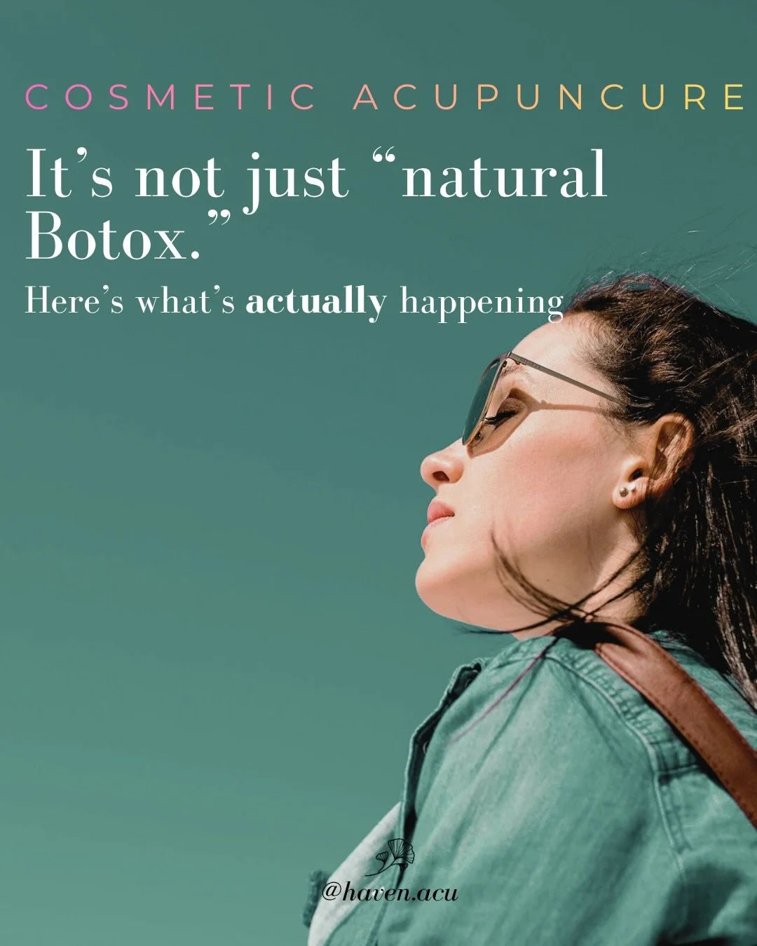 Most people don&rsquo;t realize cosmetic acupuncture treats way more than fine lines.

Yes, you&rsquo;ll see visible changes - smoother skin, lifted facial muscles, that glow everyone asks about. But the reason it works (and keeps working) is because