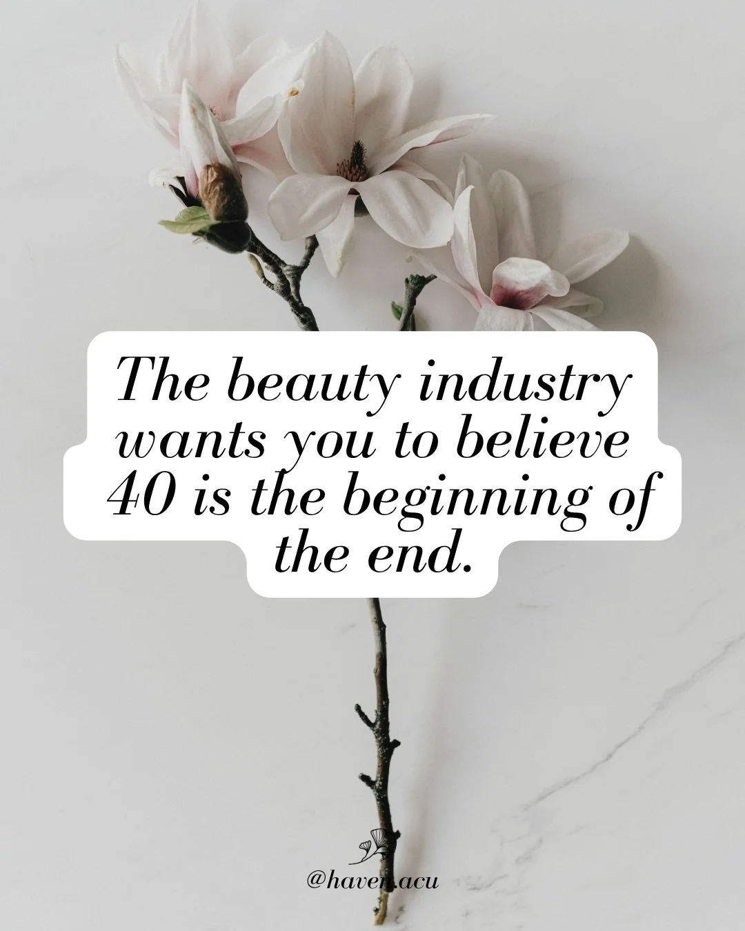 The beauty industry profits from your fear of aging. I&rsquo;m more interested in helping you age well - with glowing skin, balanced hormones, and energy to spare.&nbsp;

Cosmetic acupuncture isn&rsquo;t anti-aging. It&rsquo;s pro-you, and pro-aging 