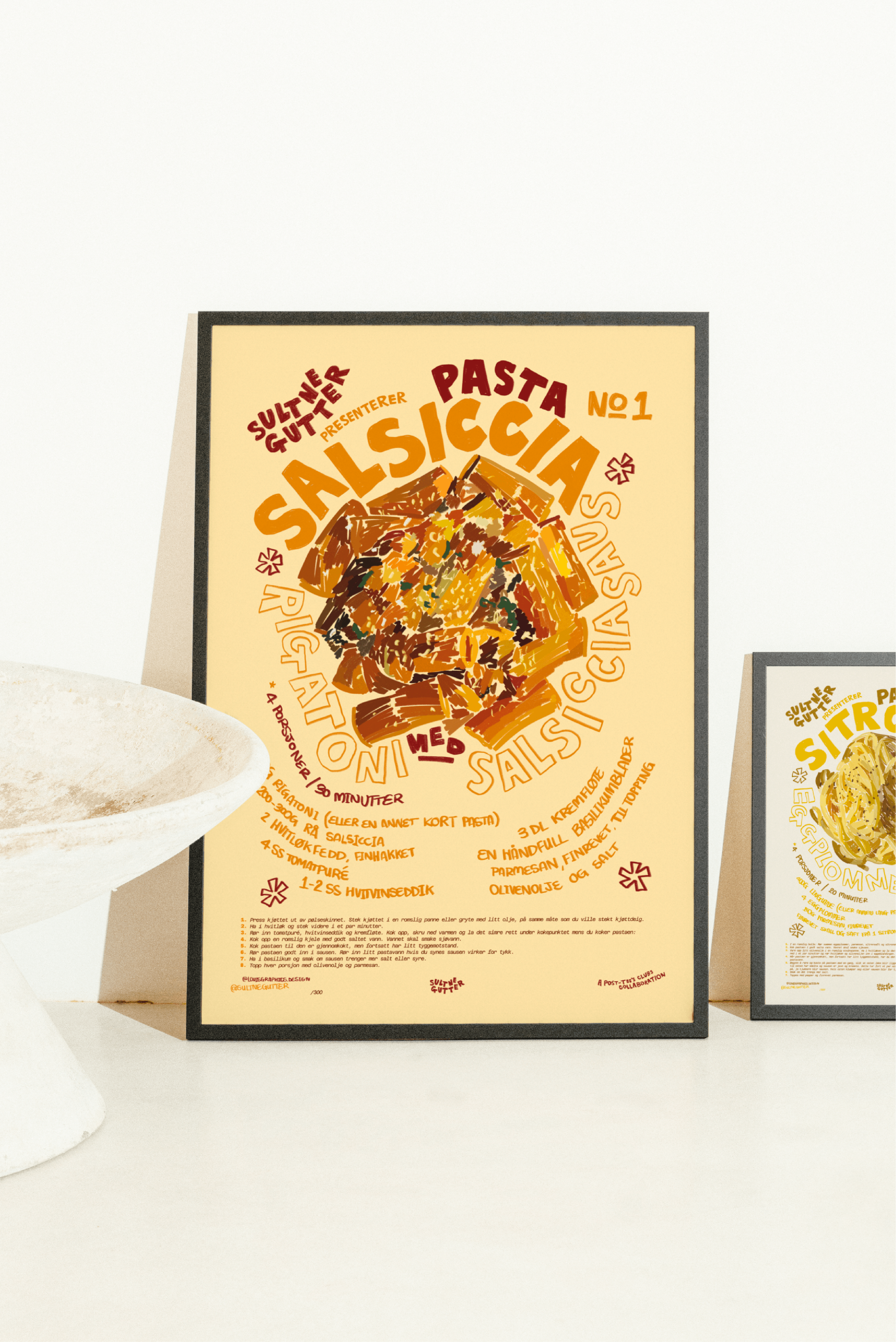 Salsicciapasta Print A3