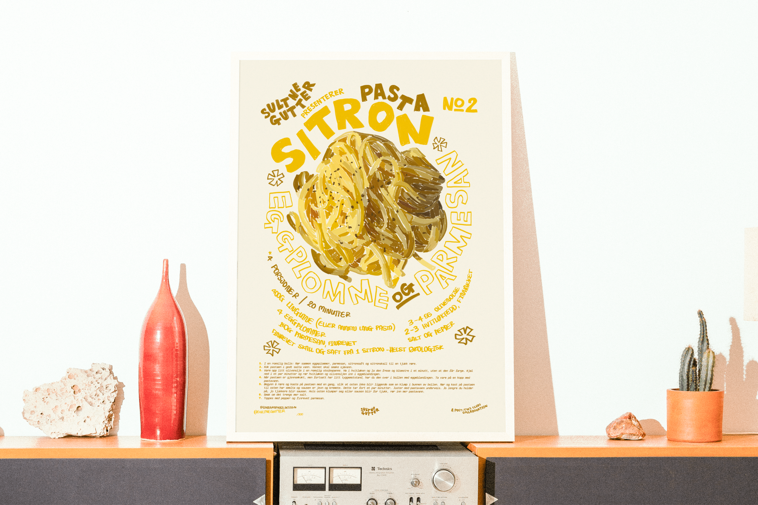 Sitronpasta Print A3