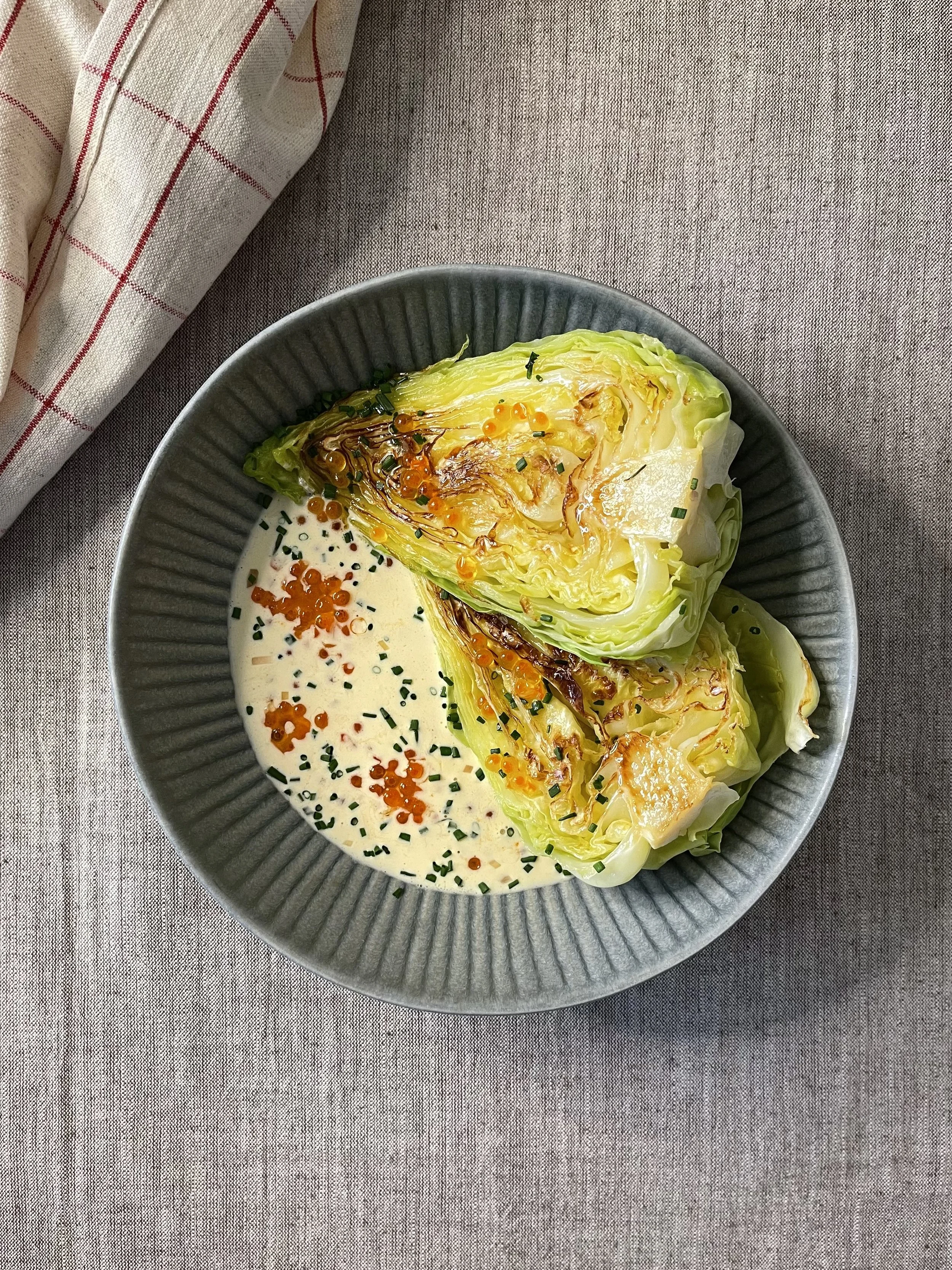 Spisskål i fløtesaus