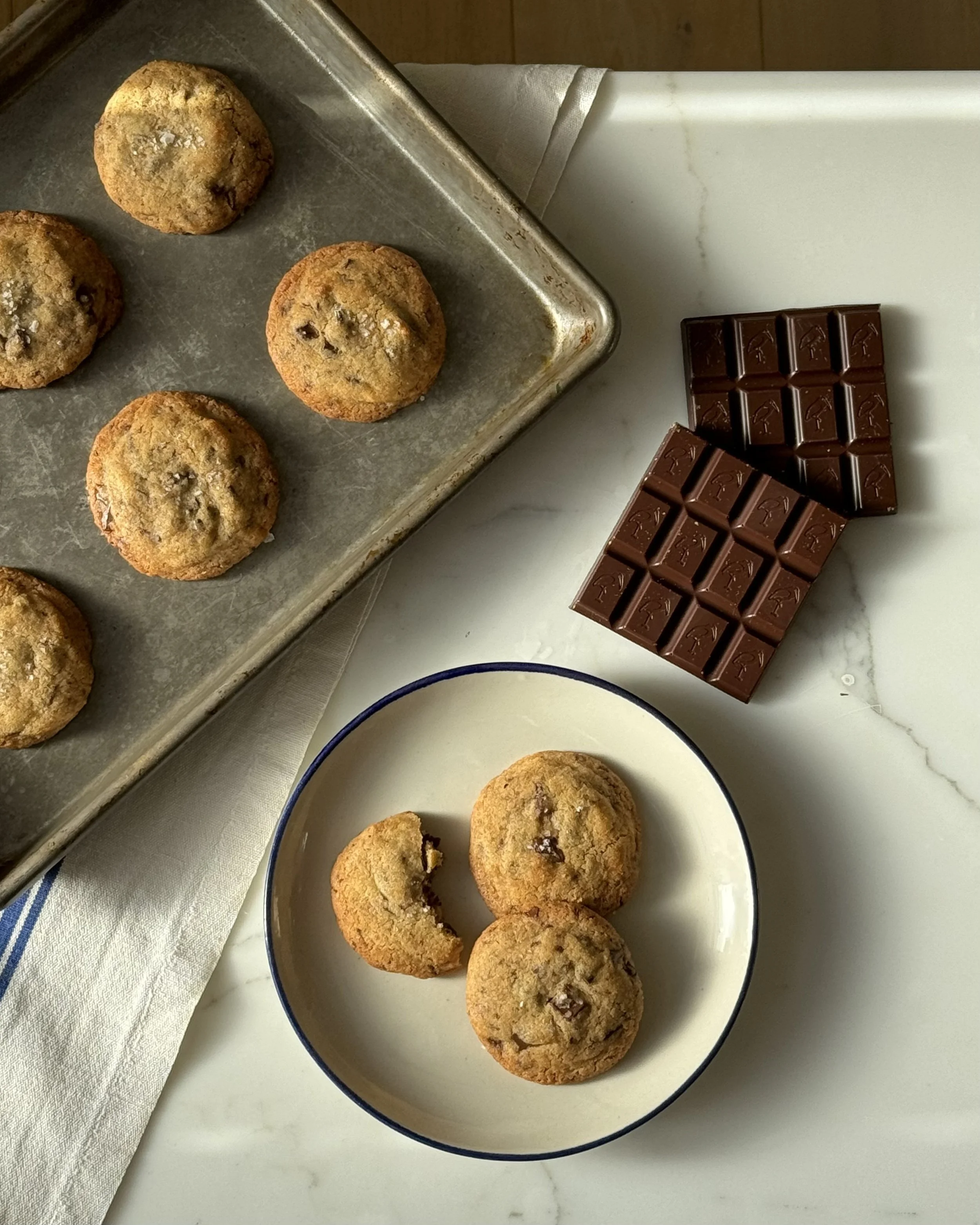 Sjokoladekjeks med brunet smør