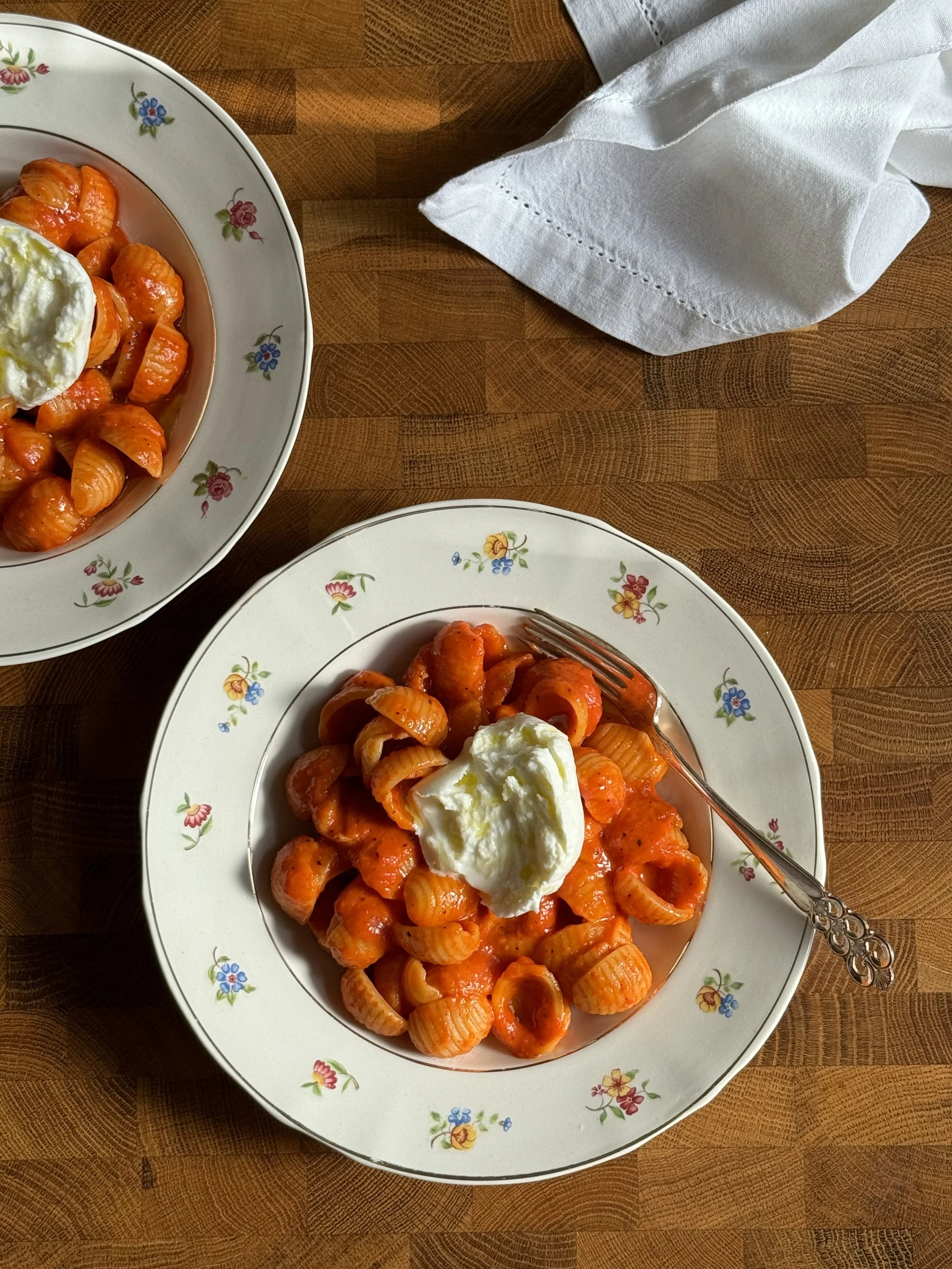 Orecchiette med paprikasaus