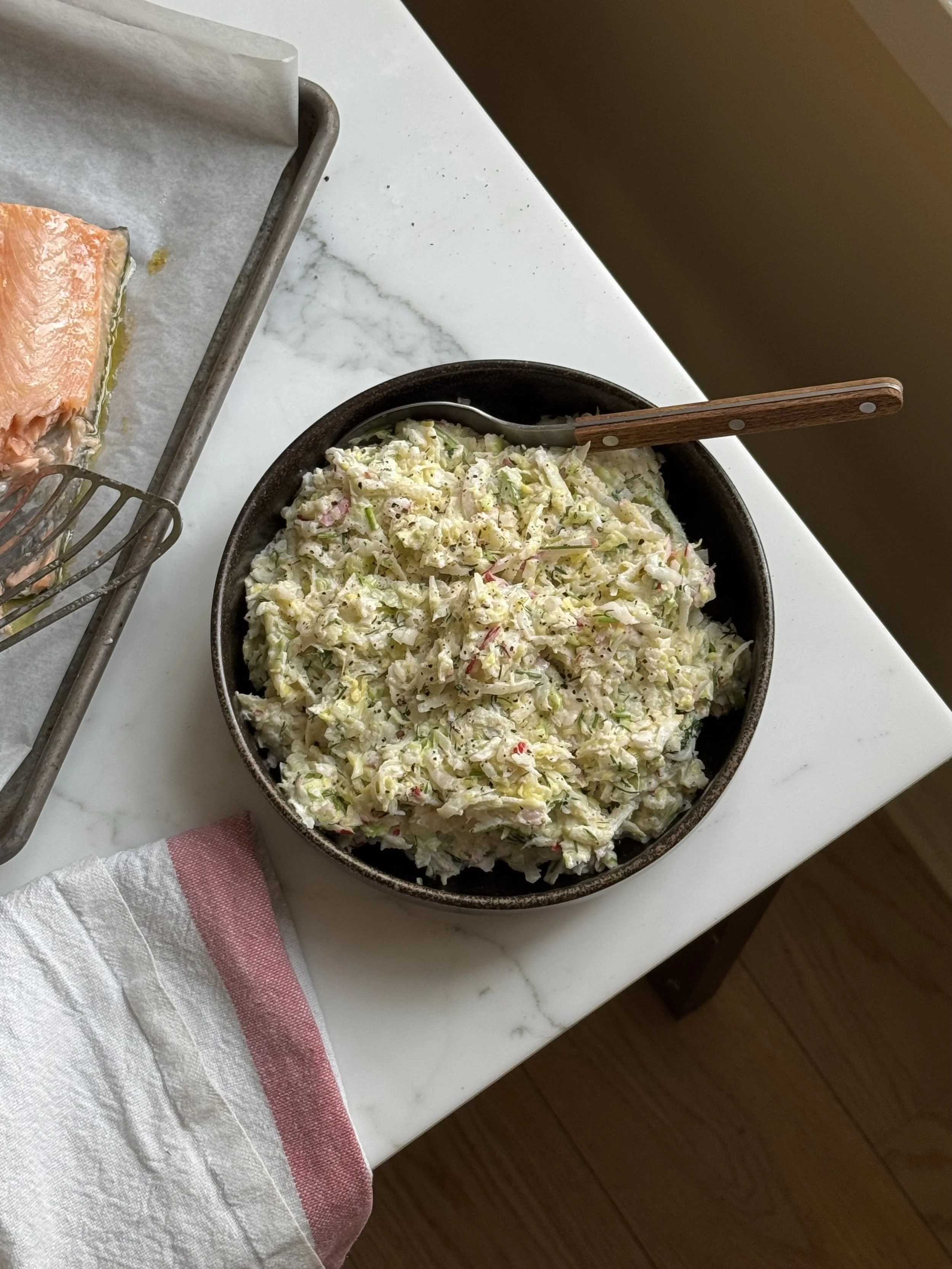 Råkostsalat med fennikel og reddik