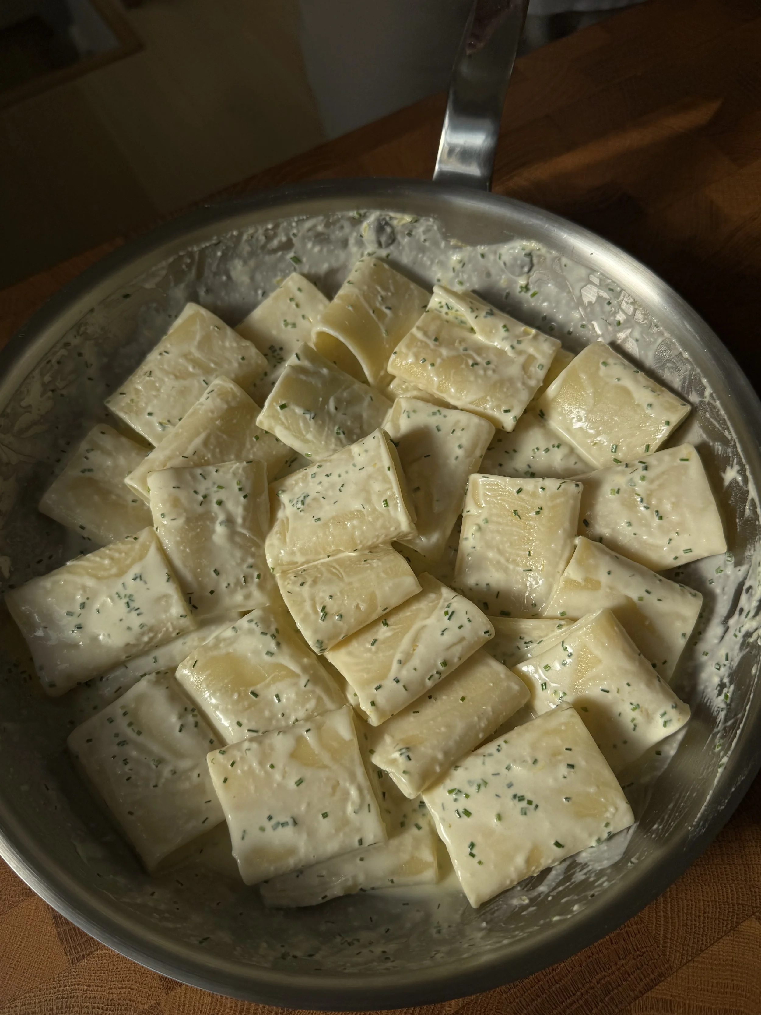 Paccheri med sitron- og parmesansaus