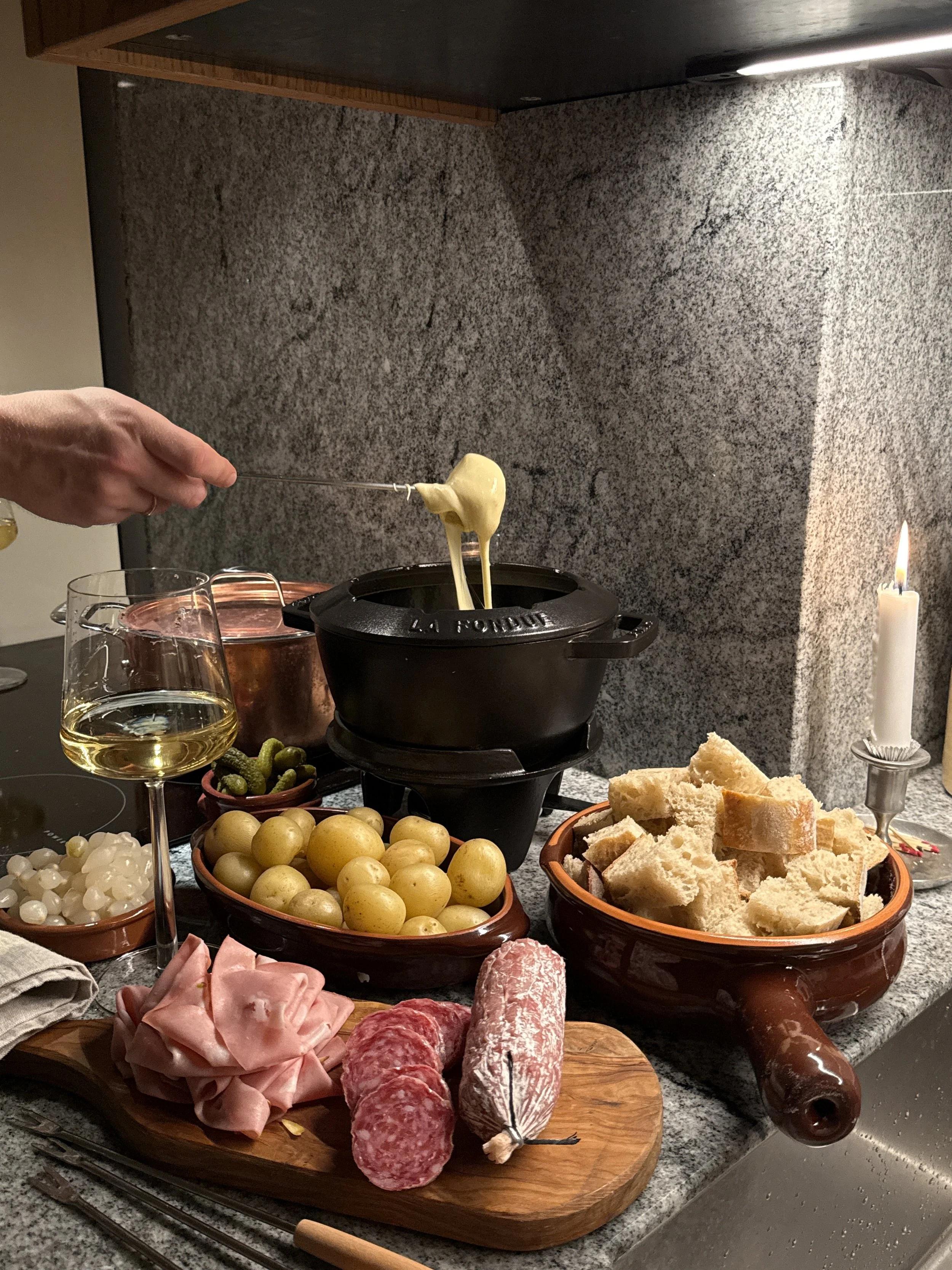 Ostefondue