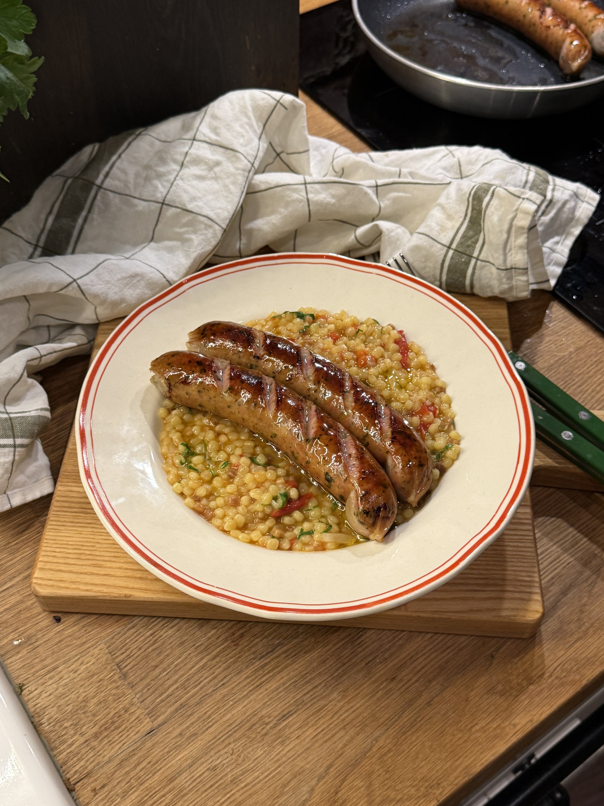 Pølser og fregola