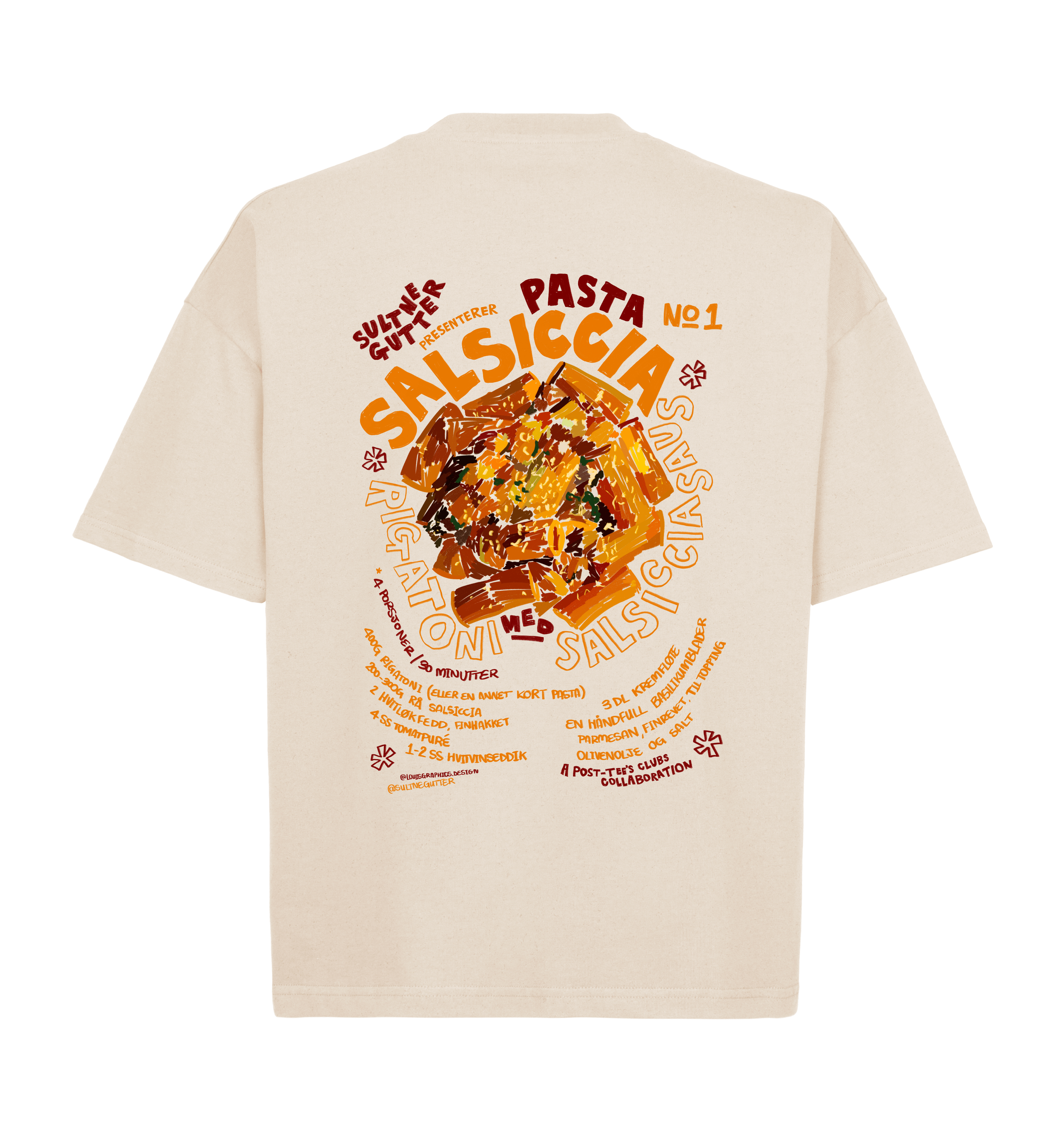 Salsicciapasta T-skjorte