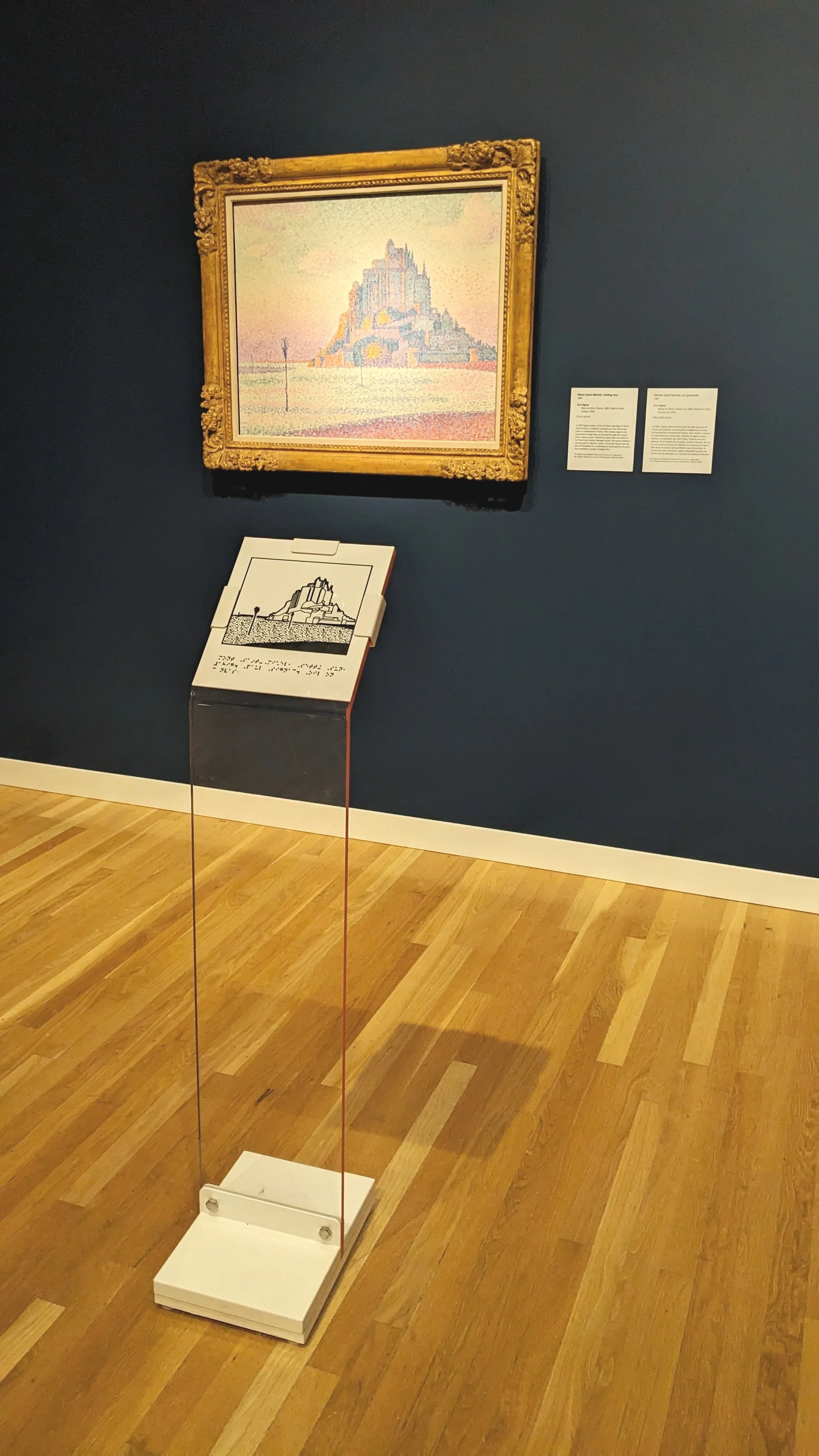 The Impressionist Revolution: From Monet to Matisse | Lead Exhibition Designer | Tactile plate activity
