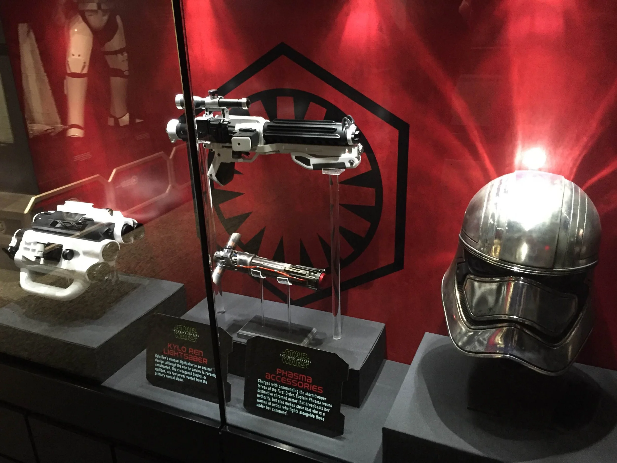 Star Wars Launch Bay | Designed and oversaw installation of case displays with museum team | Photo by WDW Magic Blog