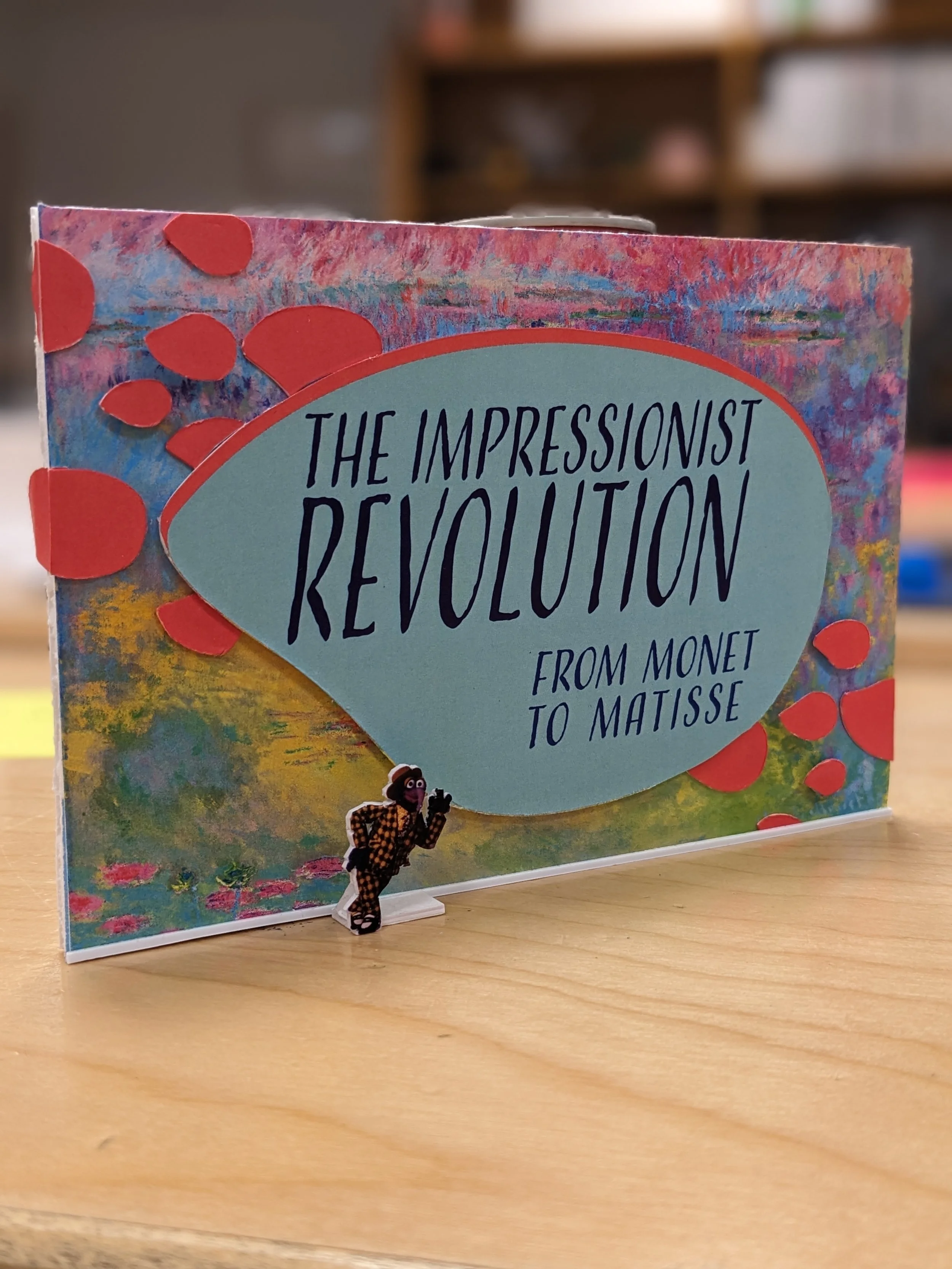 The Impressionist Revolution: From Monet to Matisse | Lead Exhibition Designer | Scale model to plan title wall