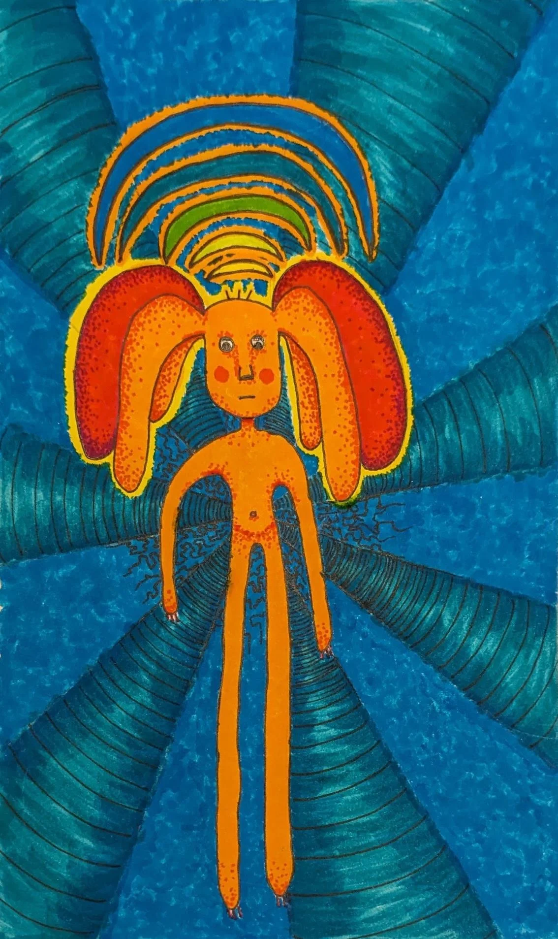 Wifi Fairy, 2024 | Pen and Marker
