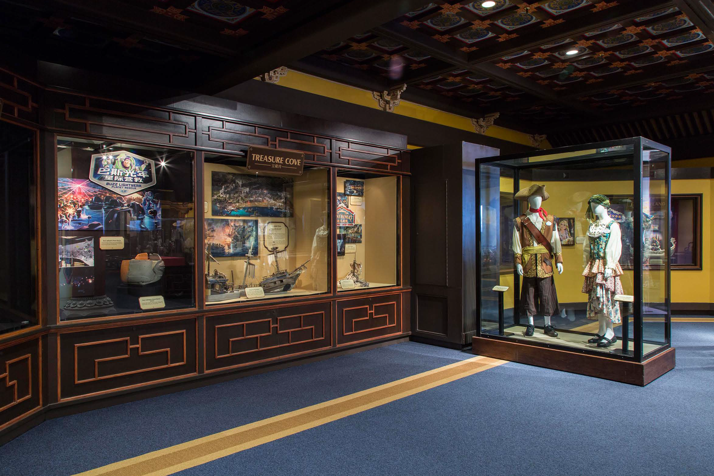 Shanghai Resort Exhibit | Designed and oversaw installation of all case displays