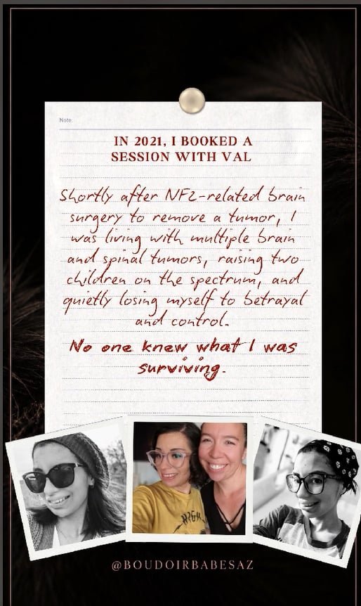 Becoming her, surviving NF2