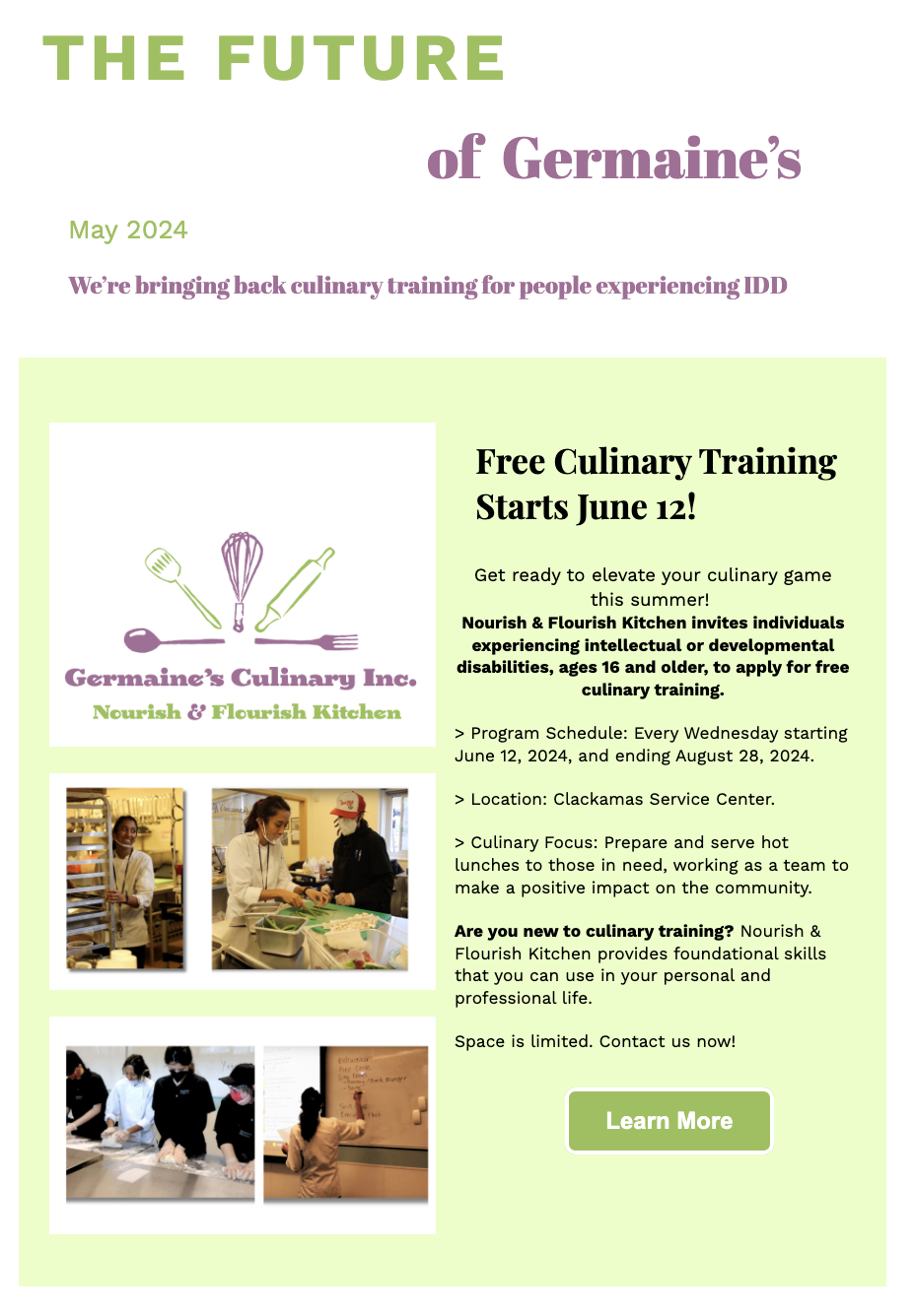 Newsletter: May 2024