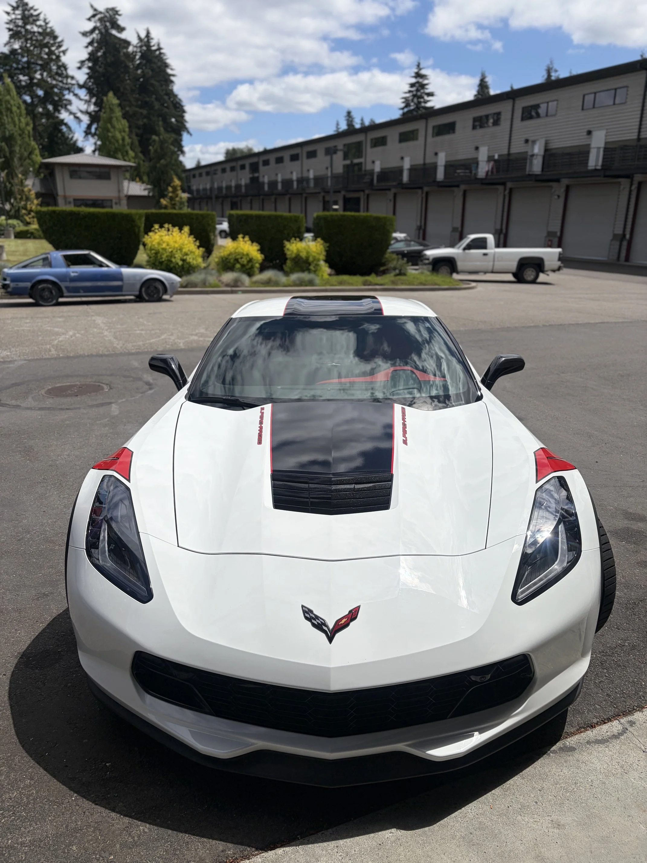 2 tone Custom stripes #corvette