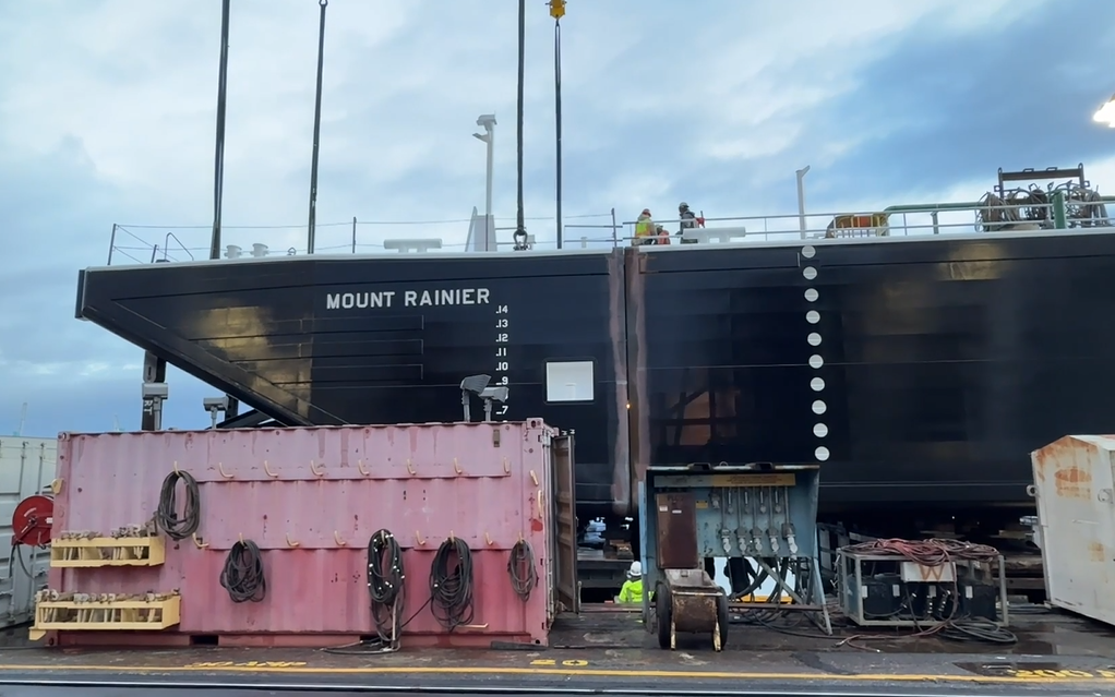 Mt. Rainier Barge for Tidewater