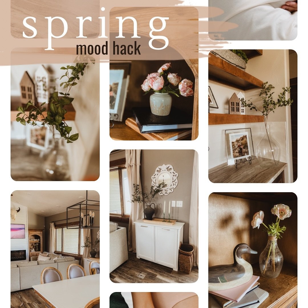 Winter. Personally? Over it. And because our weather isn&rsquo;t quite convinced it&rsquo;s springtime, I like to fake it &lsquo;til I make it with a little indoor decor update! Bring on the florals, pastels, and greenery 👏🏻👏🏻👏🏻 There&rsquo;s y