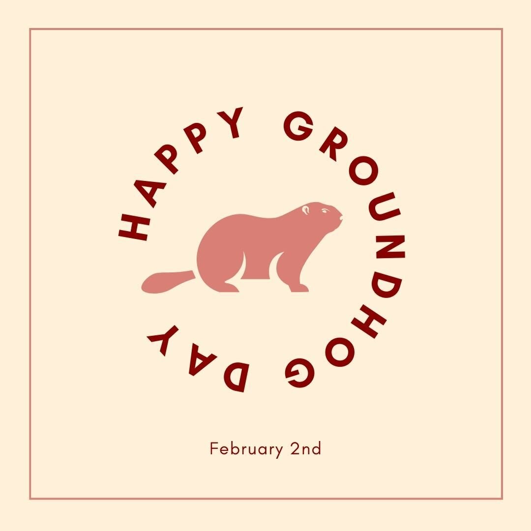 Happy Groundhog Day! Will Punxsutawney Phil see his shadow? Fingers crossed it's an early Spring!😁🌷 #GroundhogDay2024