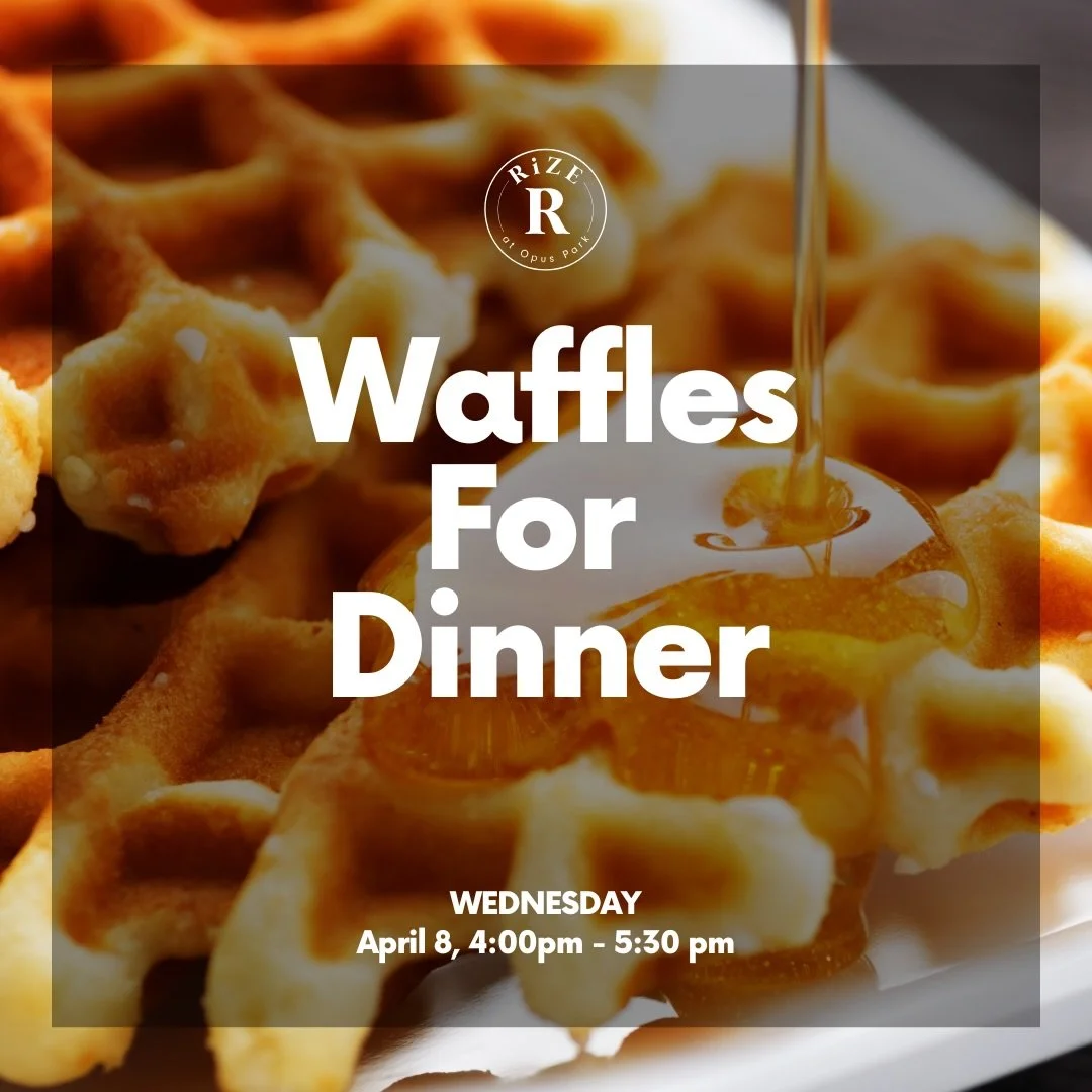 Residents, looking for a sweet treat for dinner? Join us in The Clubroom now-5:30pm for delicious waffles and beverages. We cannot wait to see you!! 

#rizeatopuspark