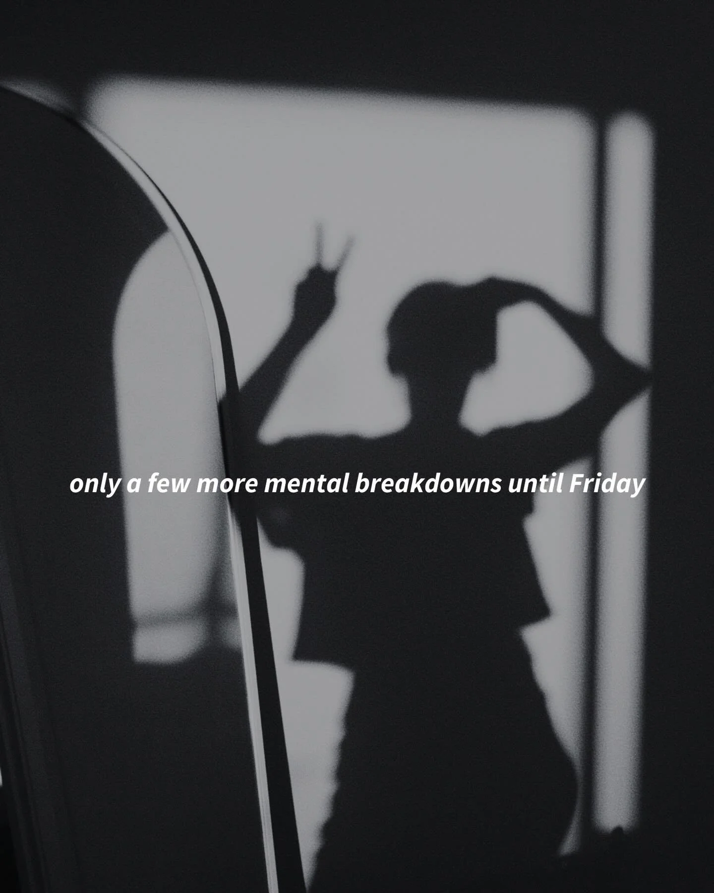 Just a girl, standing in front of her to-do list, about to have a menty b.