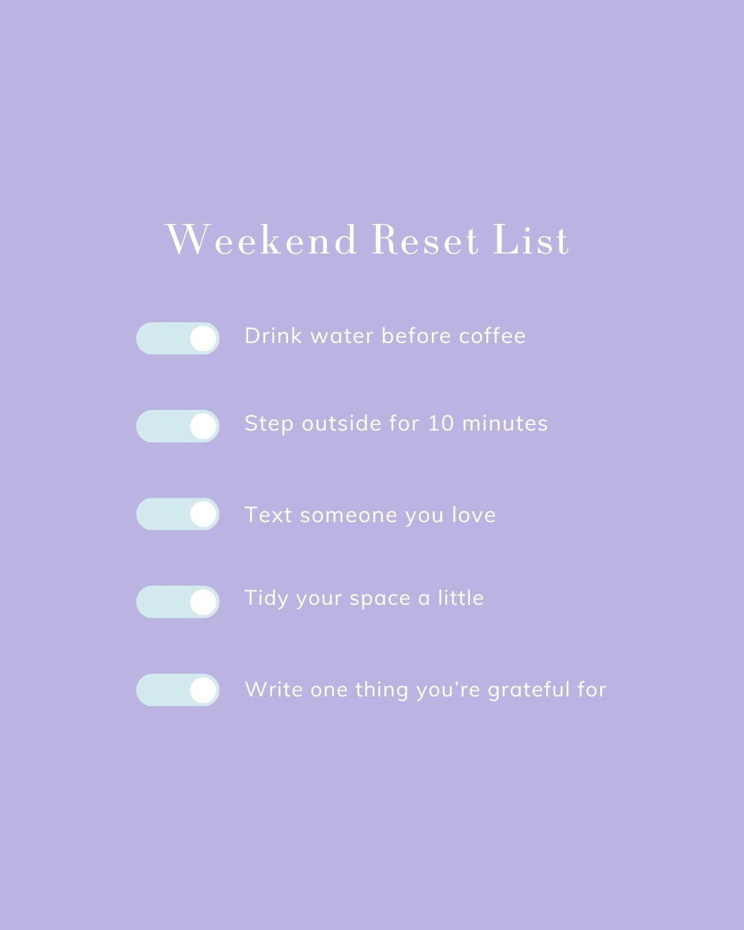 You don&rsquo;t have to do it all &mdash; just one thing that makes you feel a little more grounded. 🌙

#WeekendWellness #VescentCare #MindfulMoments #ResetRoutine
