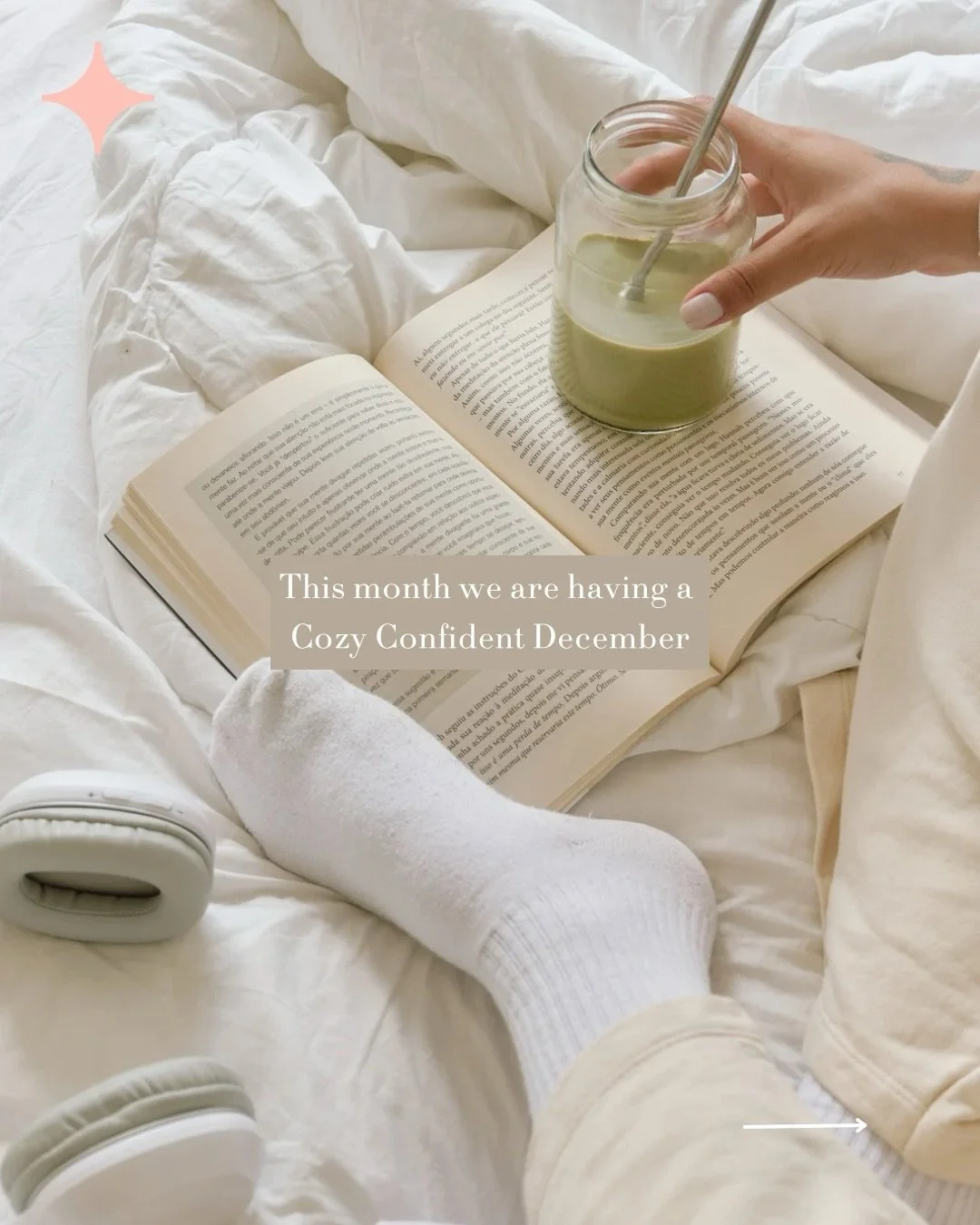 ✨ Welcome to cozy confidence december ✨

 A month of slowing down, soft routines, winter style &amp; feeling grounded before the new year.
Cozy moments + little pockets of joy incoming 🤍❄️

 #cozyseason #decemberaesthetic #Vescent #menalhealth