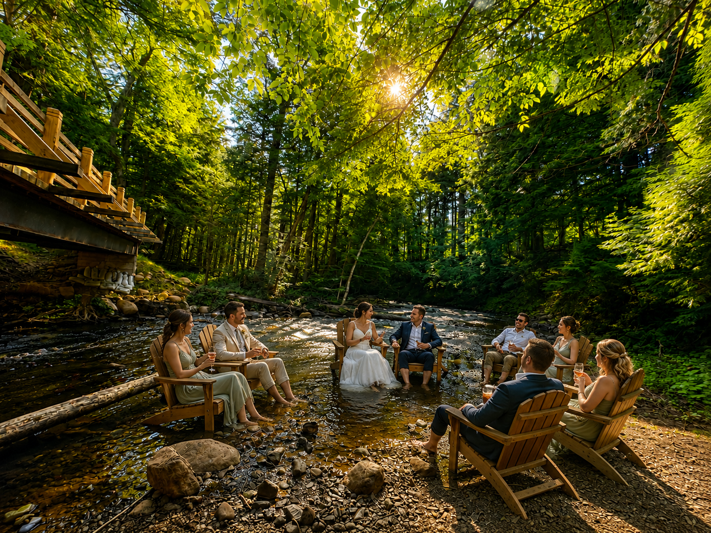 A stunning riverside setting surrounded by the beauty of Michigan's Upper Peninsula.