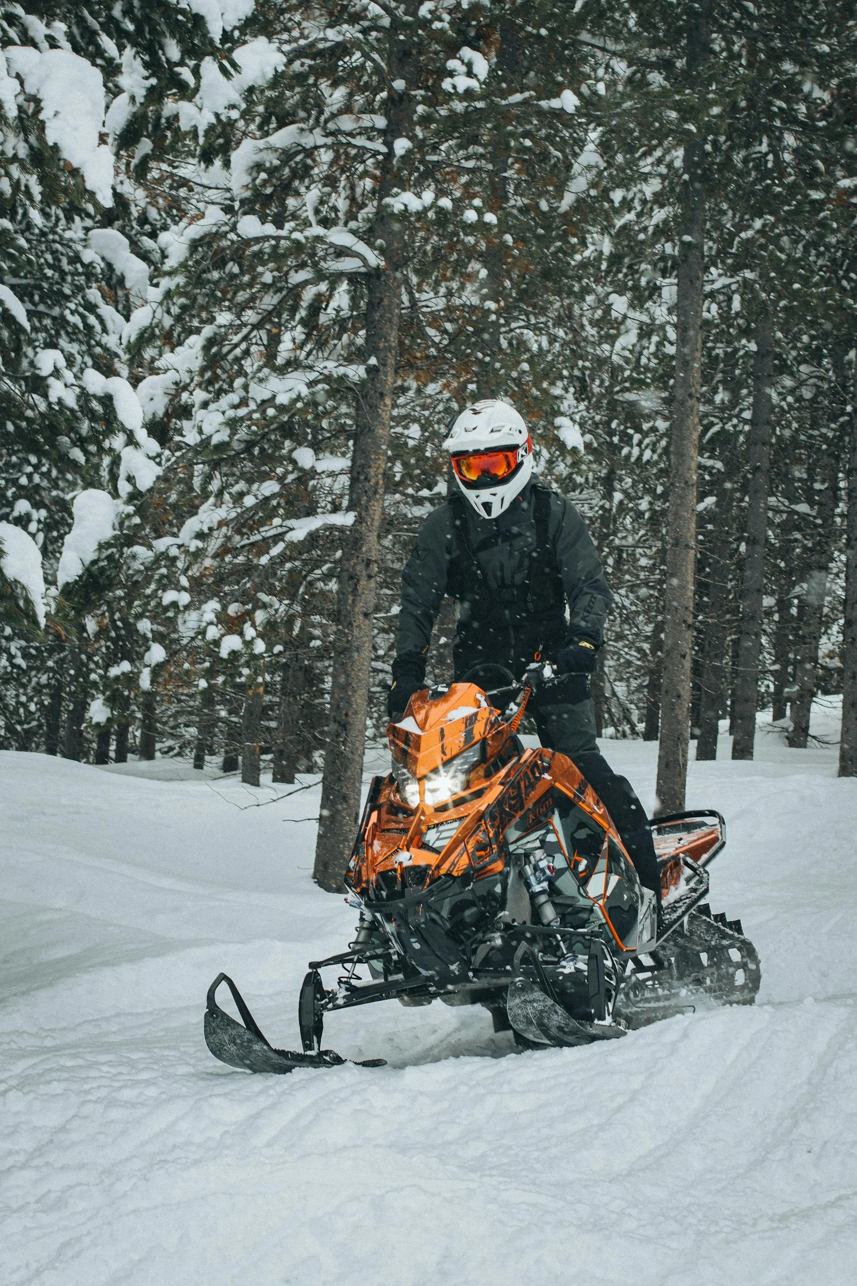 Snowmobiling near Raging River Resort in Marquette Michigan