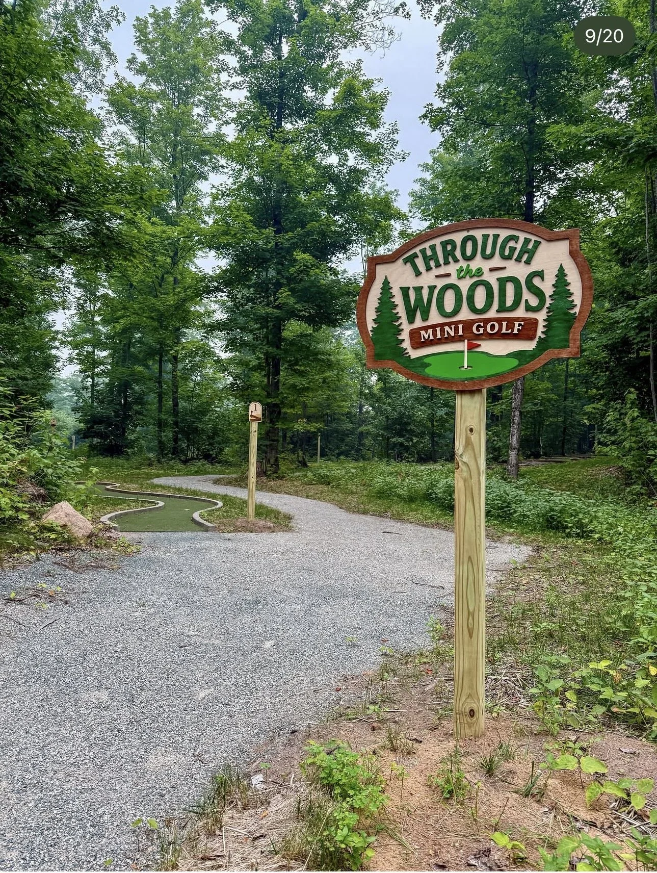 mini golf at Raging River Resort in Michigan's Upper Peninsula