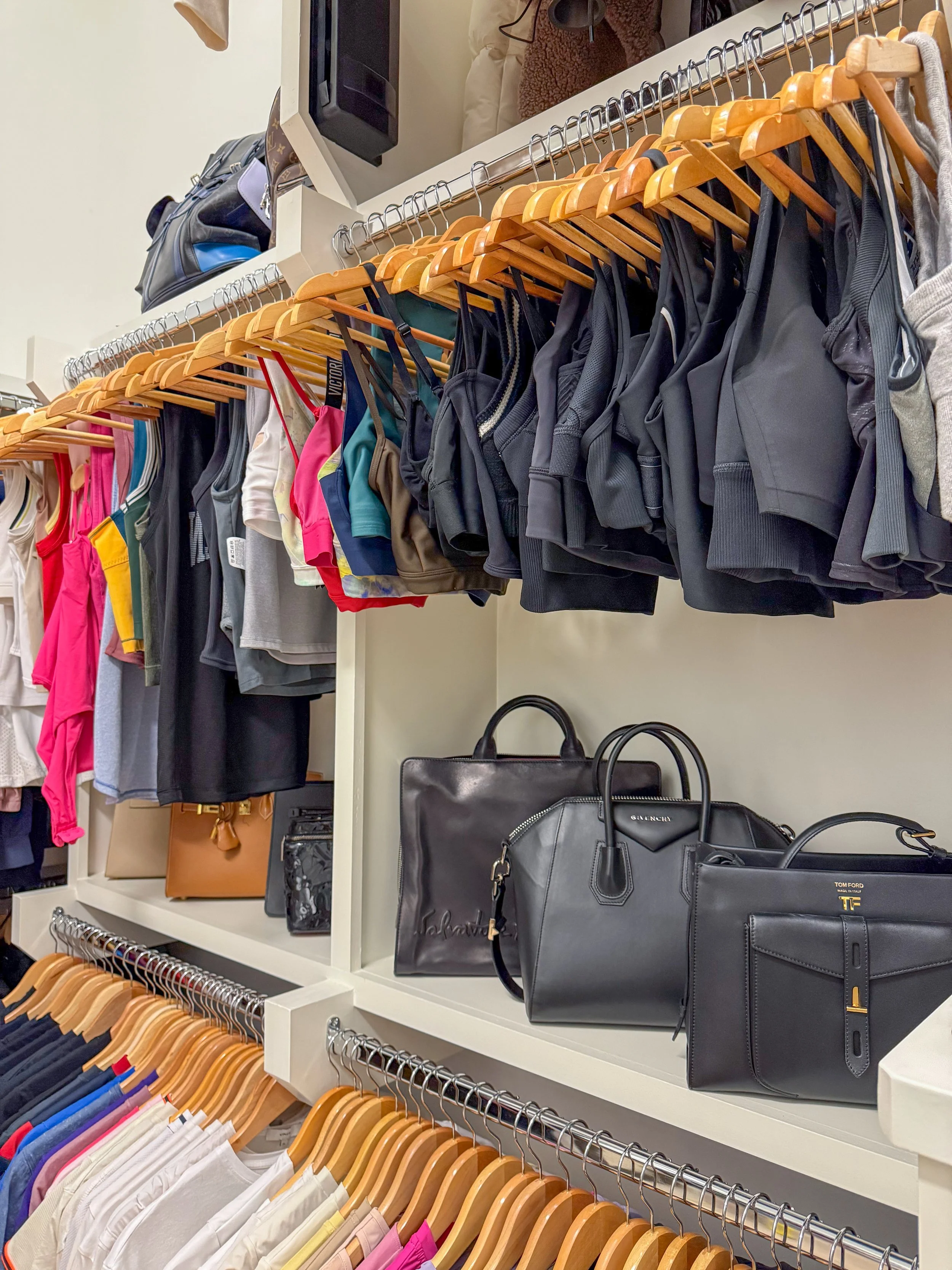 Closet Organized by Professional Organizer in Houston, Texas.