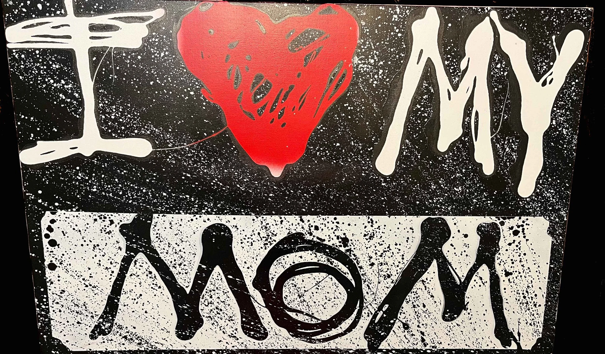 I love my Mom Horizontally Painting