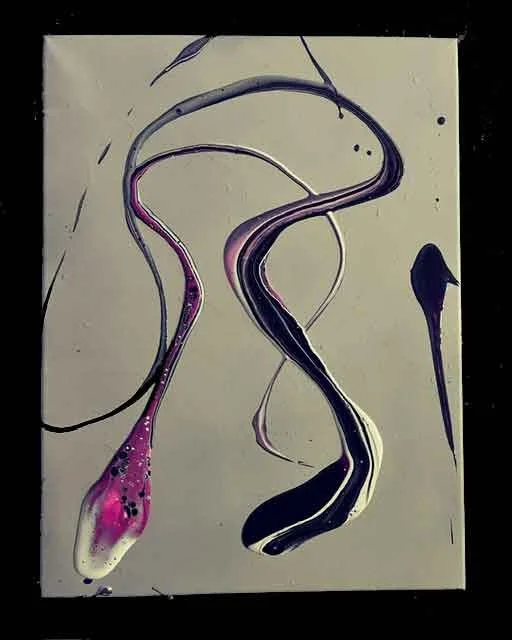 Snakes in Love and Baby makes three Painting