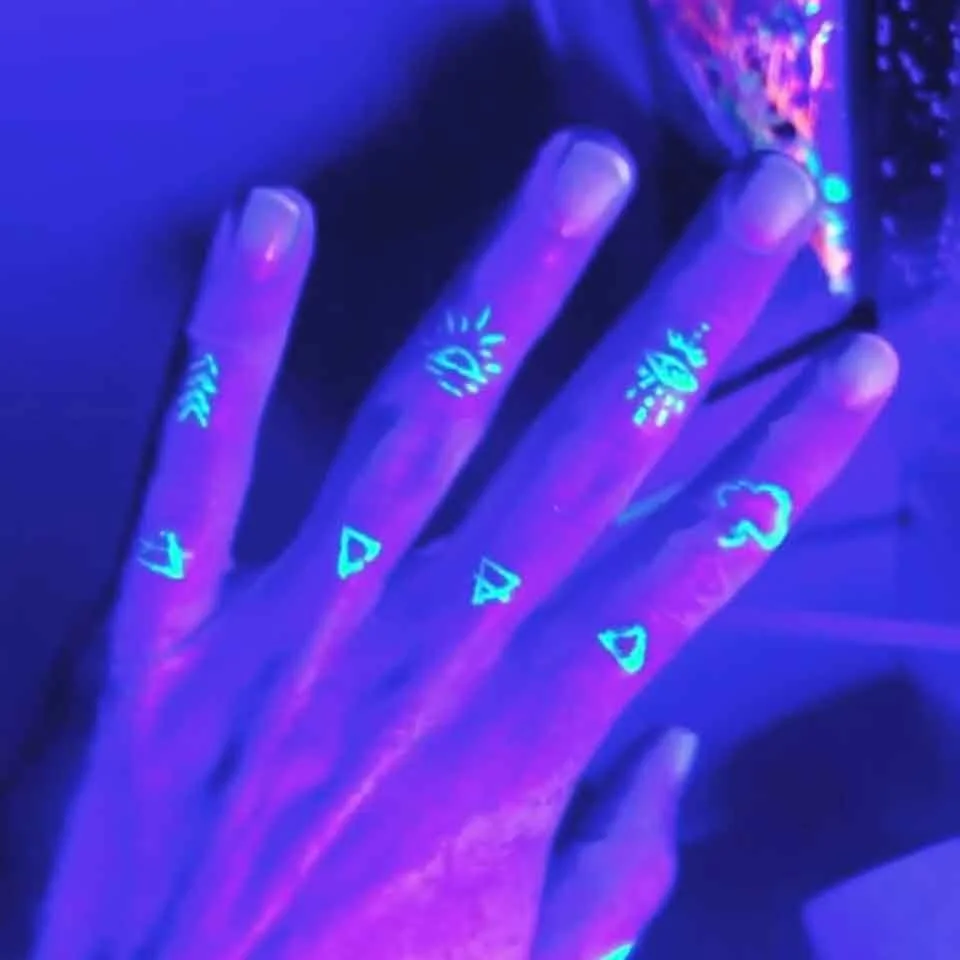 Moving into Tattoo Art and Black Lights