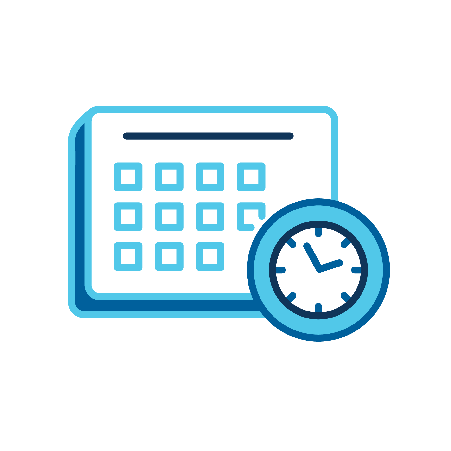 Calendar and Clock Icon