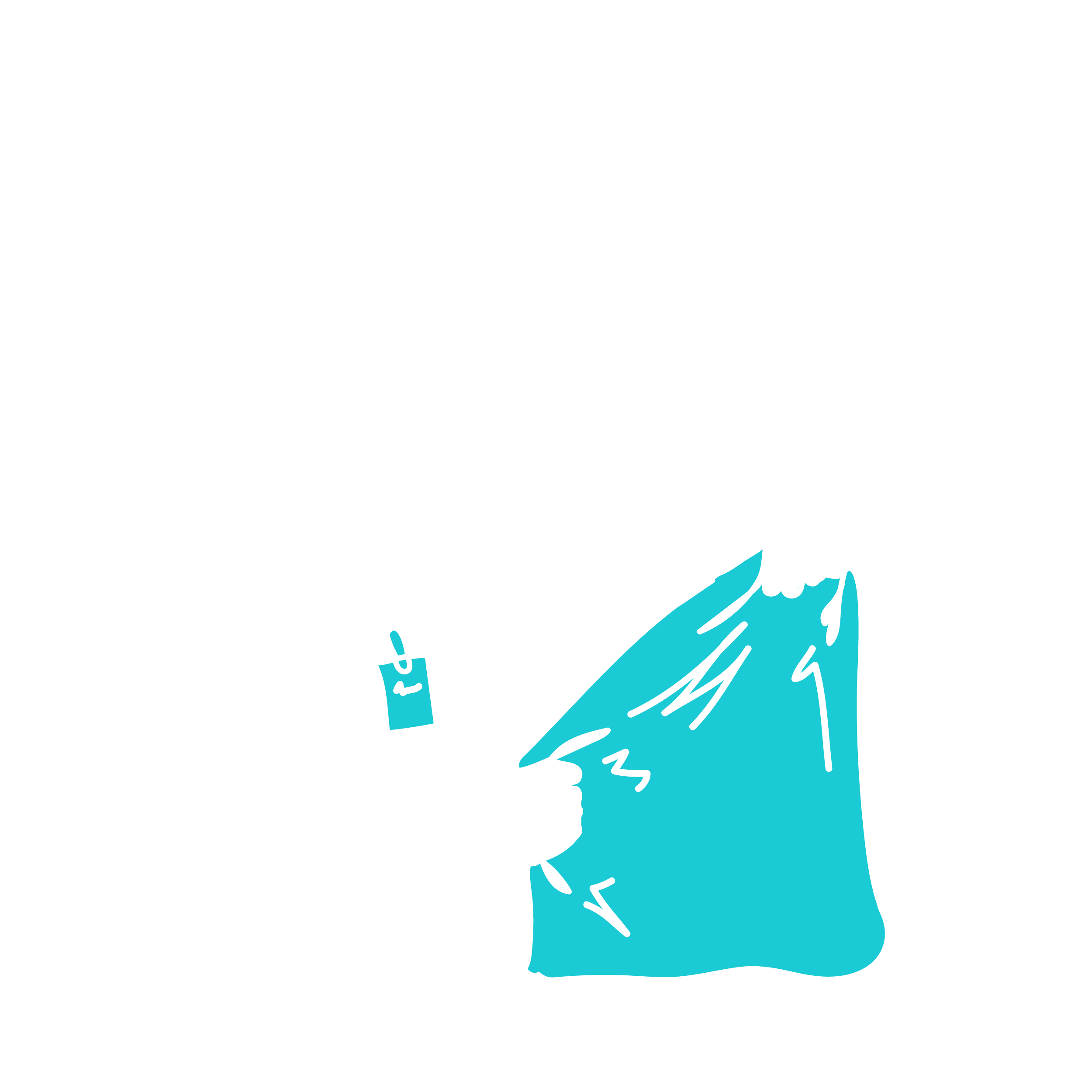 Line Illustration of Hands Holding a Heart for Cardiology