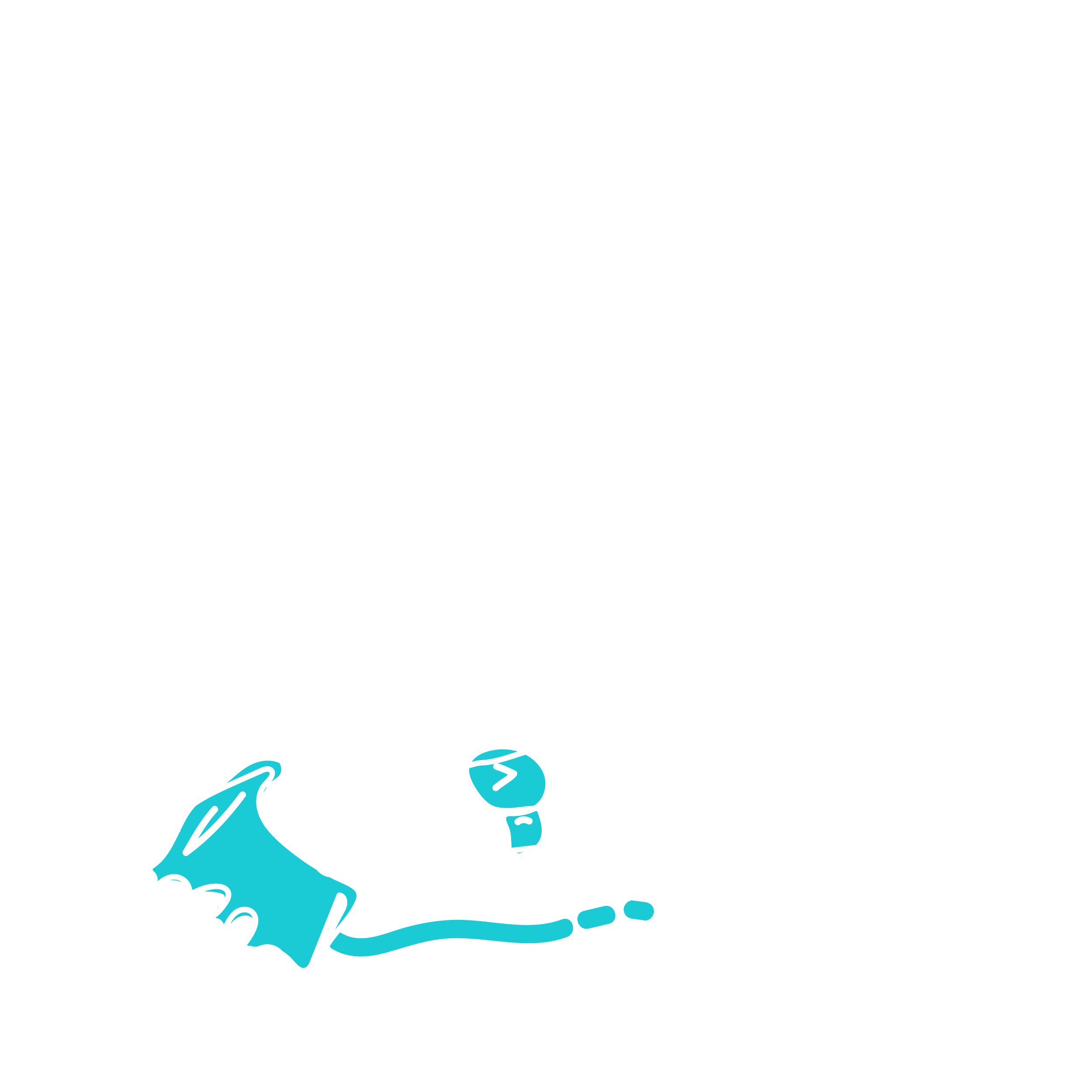 Line Illustration of Nurse with Blood Pressure Cuff